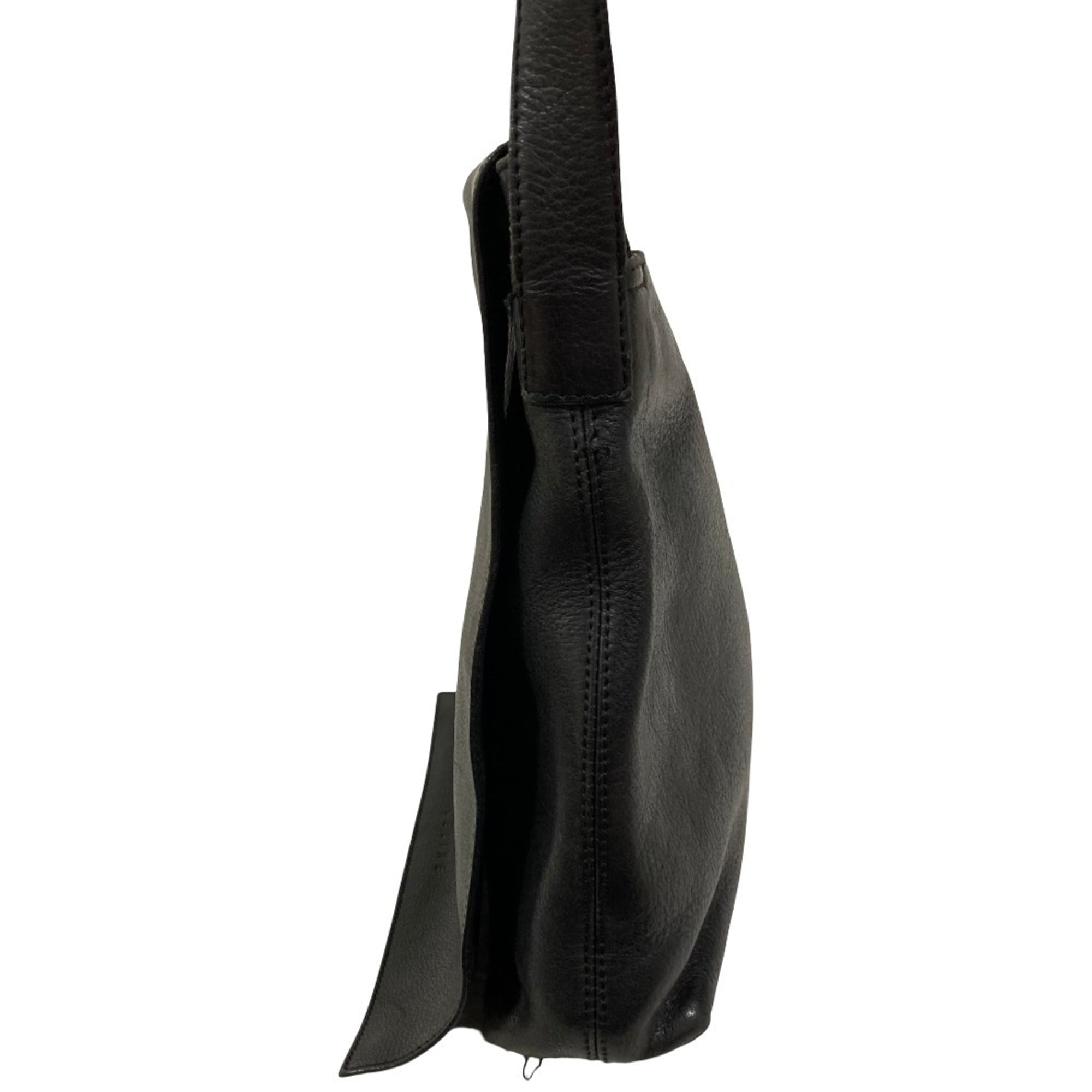 Celine Black Leather Shoulder Bag (Pre-Owned)