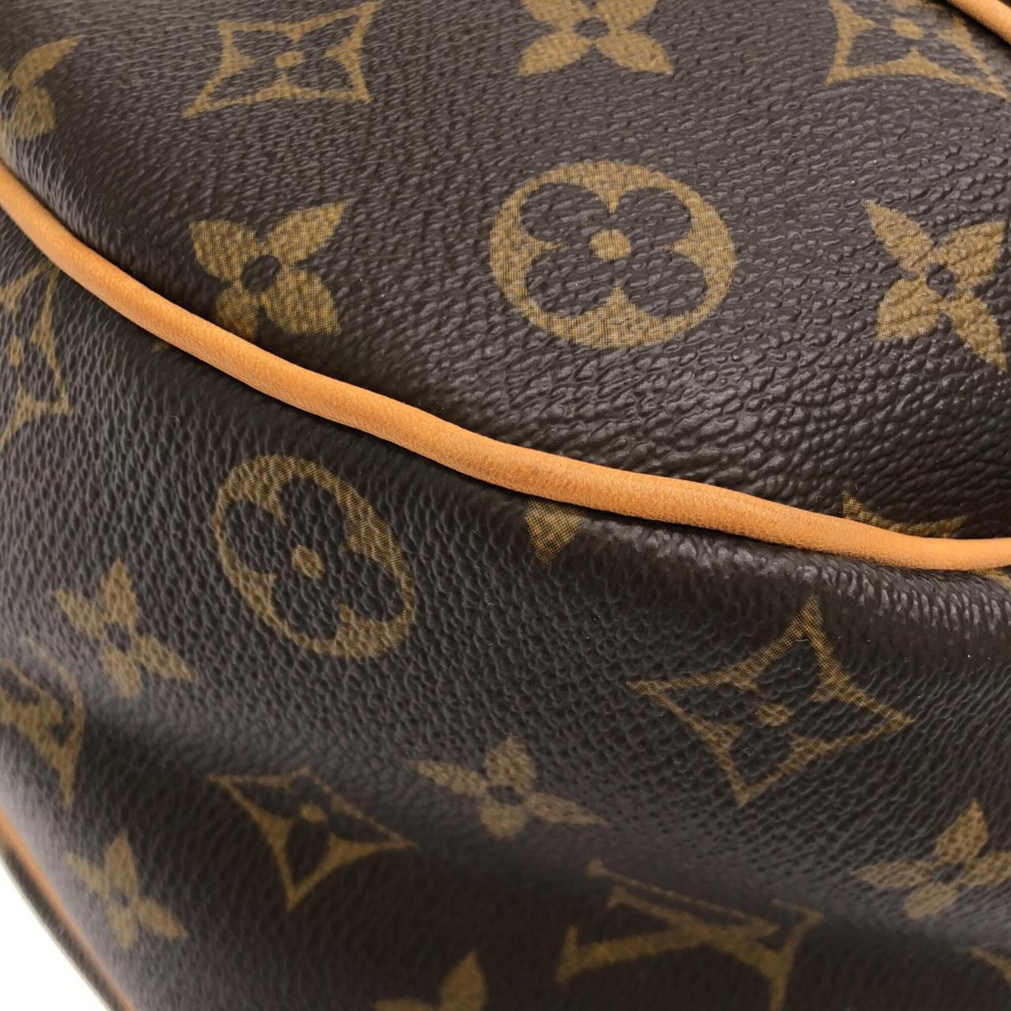 Louis Vuitton Marron Coated Canvas Shoulder Bag (Pre-Owned)
