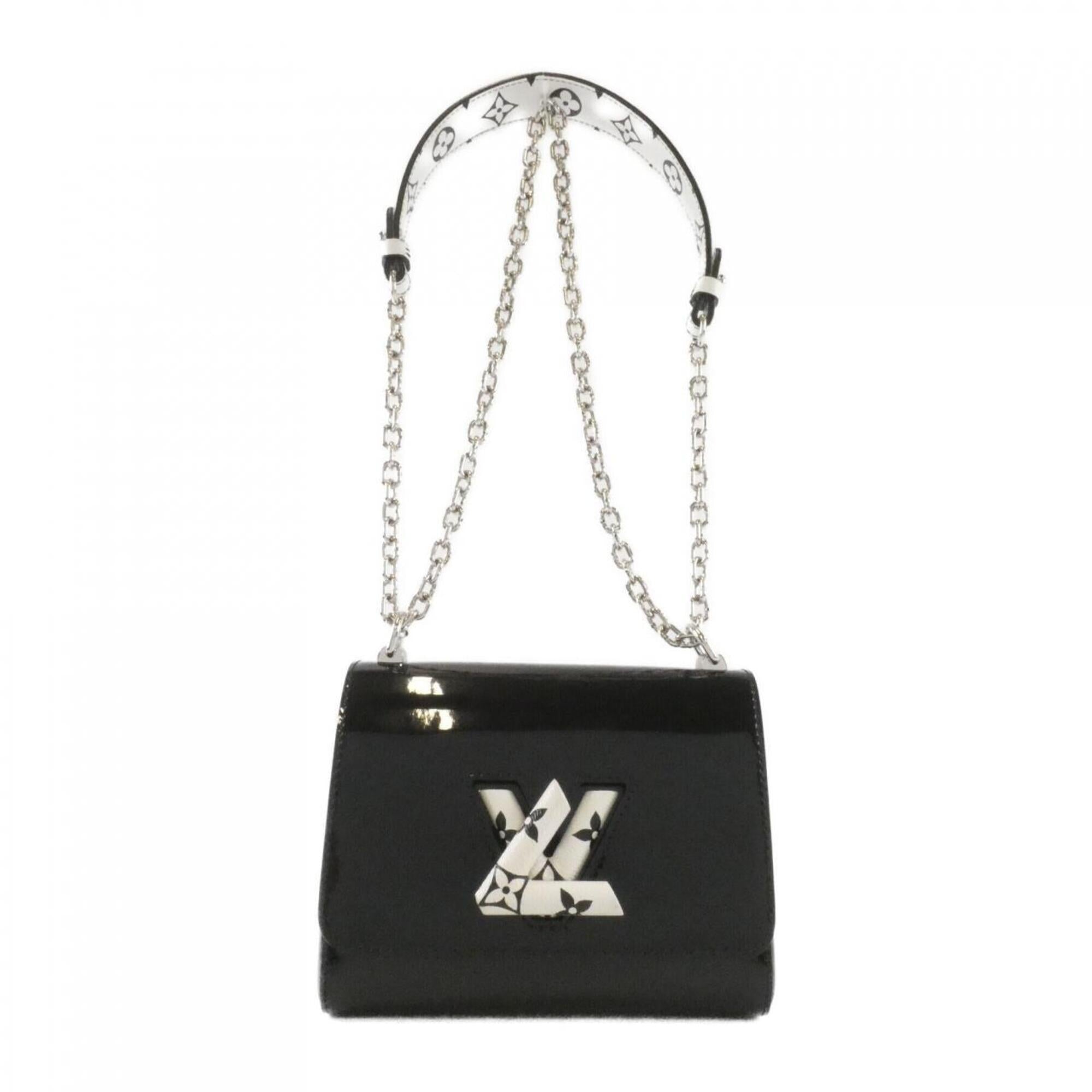 Louis Vuitton Black Leather Shoulder Bag (Pre-Owned)