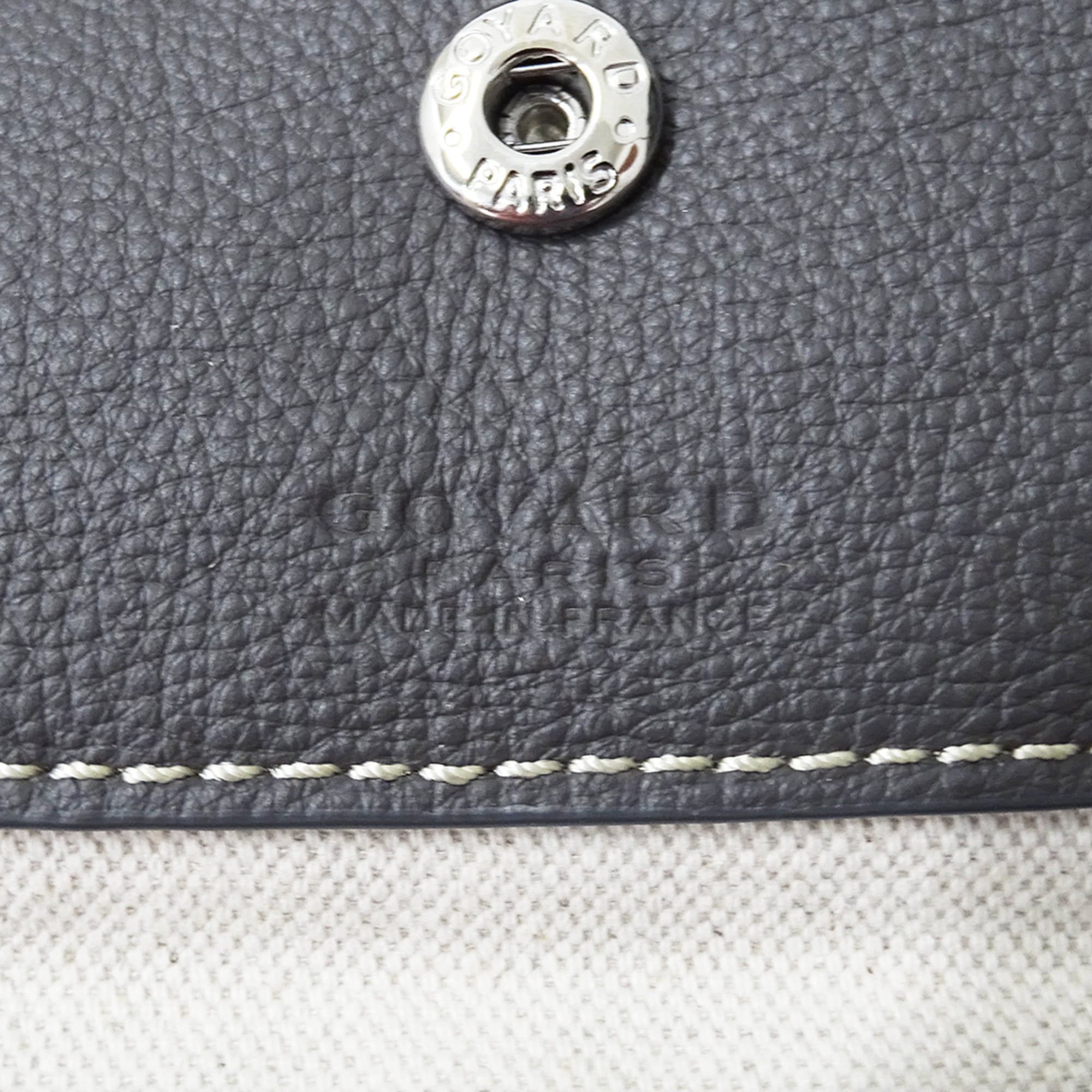 Goyard Gray Coated Canvas Handbag Shoulder Bag (Pre-Owned)