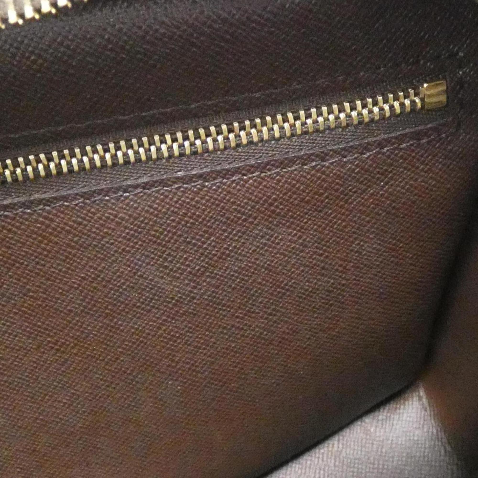 Louis Vuitton Brown Coated Canvas Shoulder Bag (Pre-Owned)