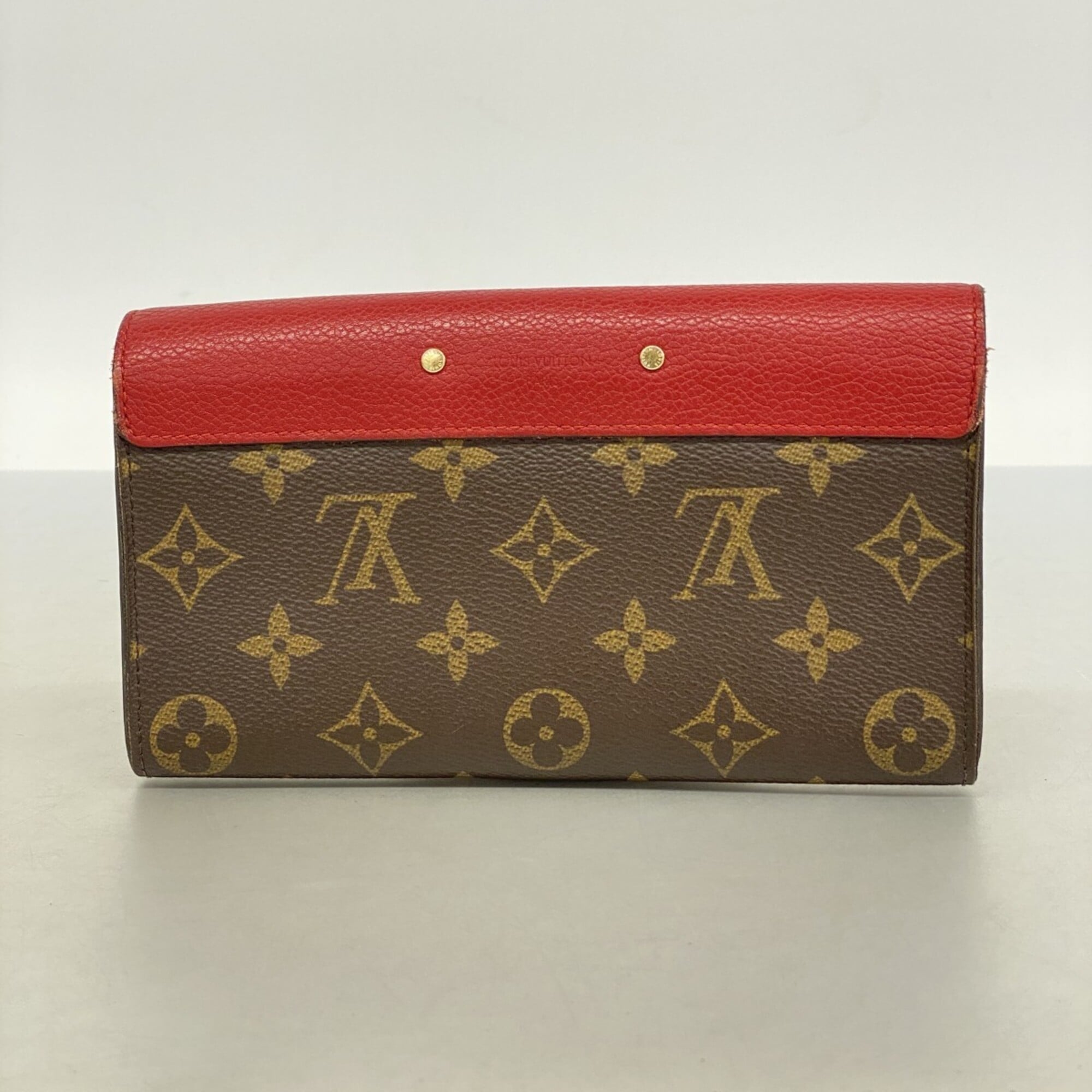 Louis Vuitton Brown Cerise Long Wallet (Bi-Fold) (Pre-Owned)