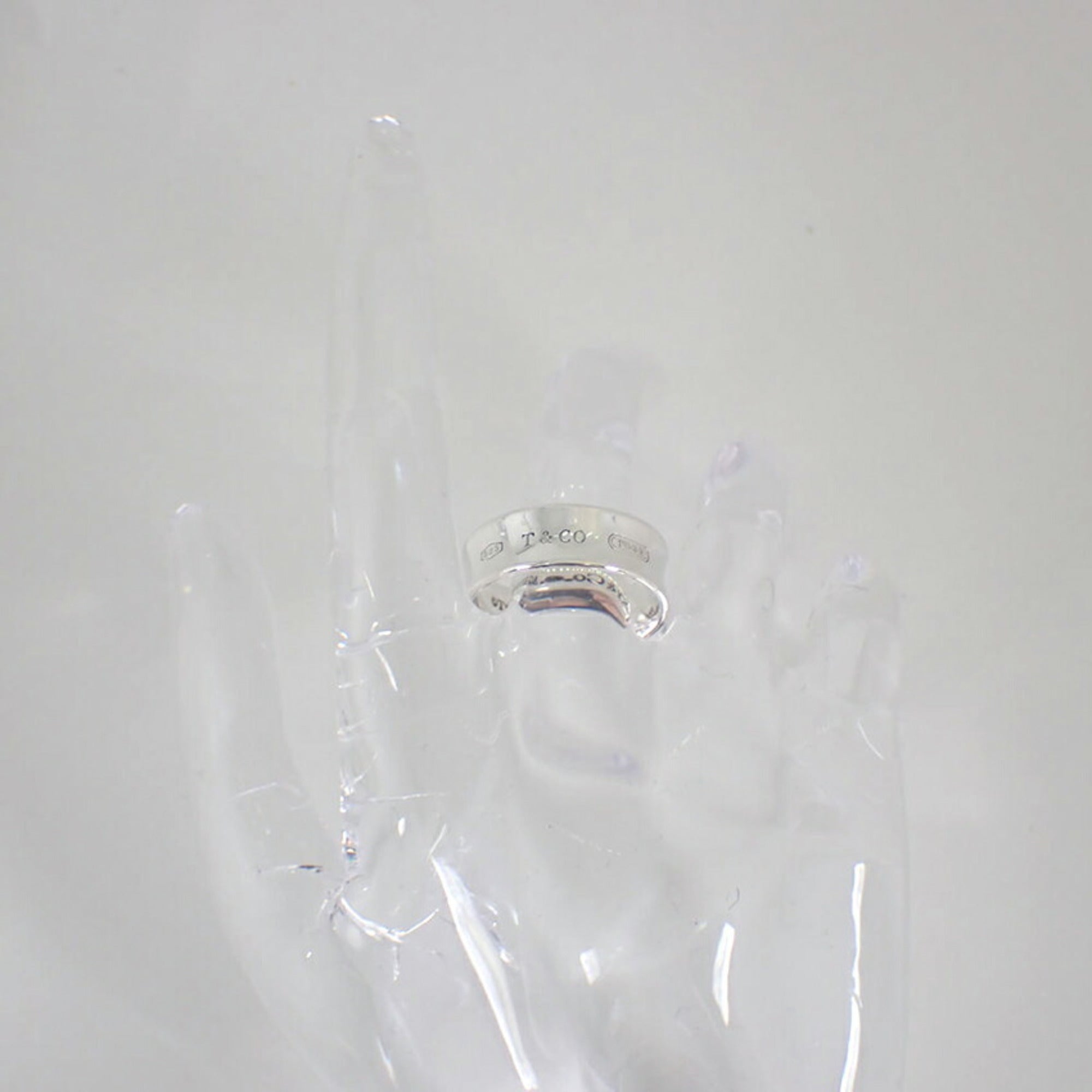 Tiffany Sterling Silver 925 Band Ring (Pre-Owned)