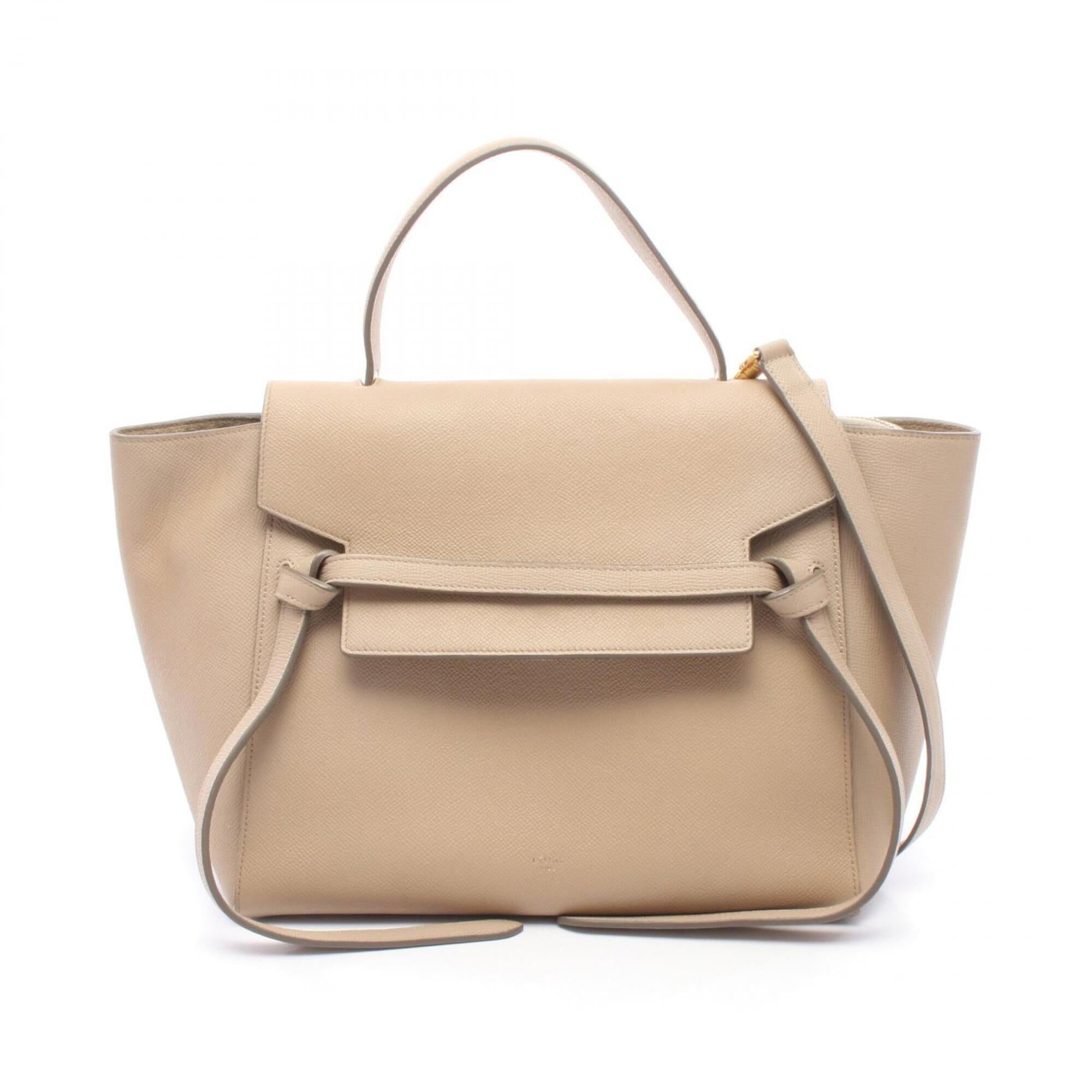 Celine Beige Leather Handbag (Pre-Owned)