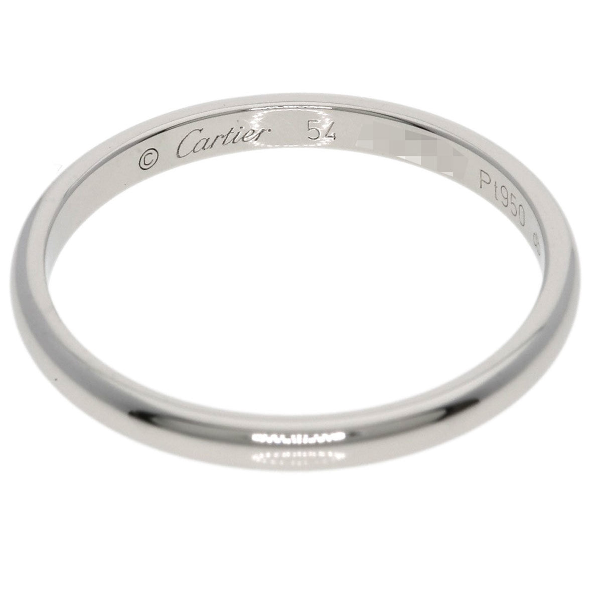 Cartier Platinum 950 Band Ring (Pre-Owned)