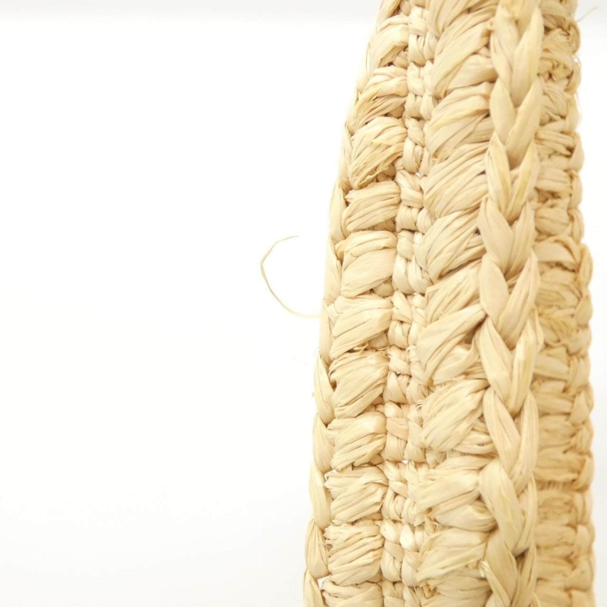 Louis Vuitton Beige Natural Raffia Handbag (Pre-Owned)