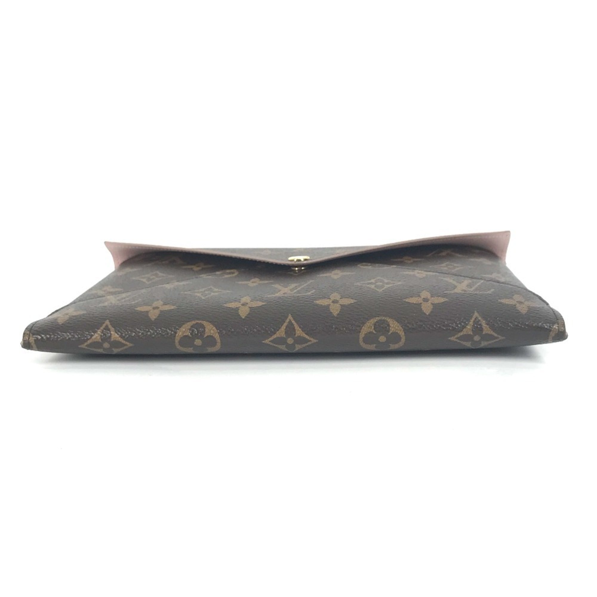 Louis Vuitton Brown Monogram Canvas Clutch Bag Pochette Pouch (Pre-Owned)