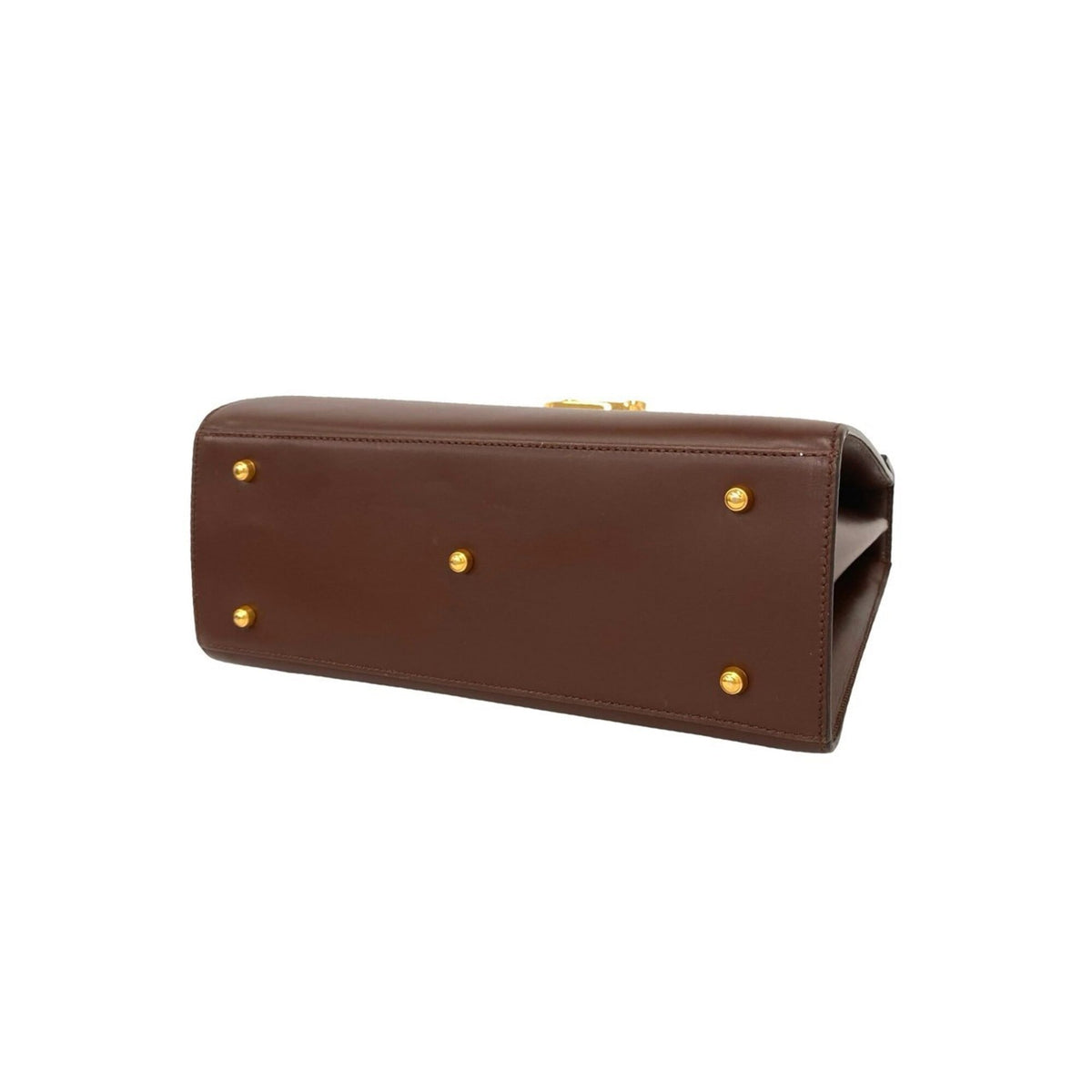 Gucci Brown Leather Handbag Shoulder Bag (Pre-Owned)