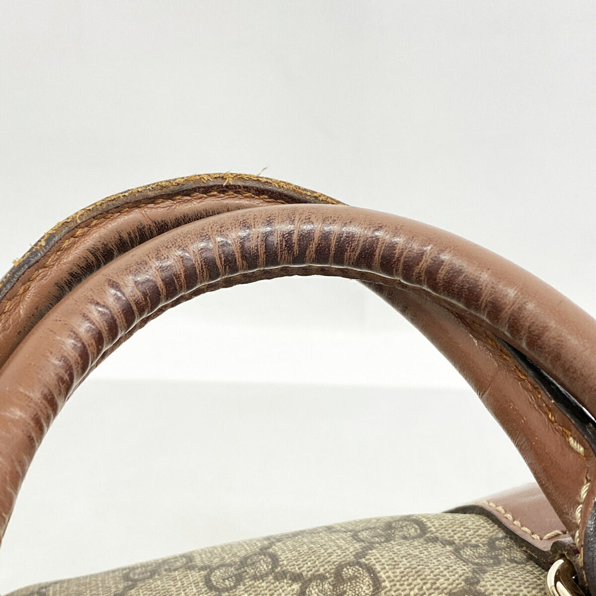 Gucci Brown Pvc Handbag (Pre-Owned)