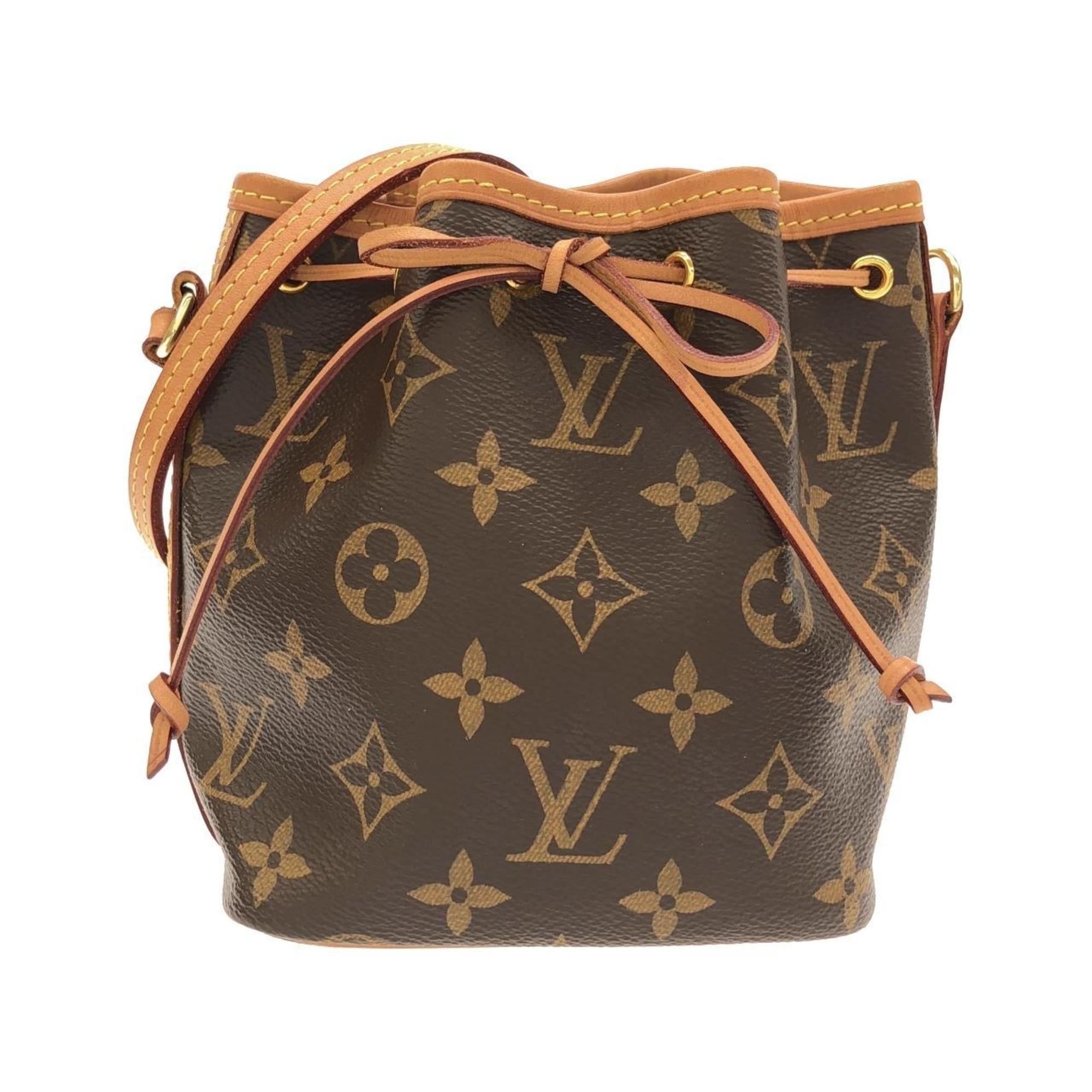 Louis Vuitton Marron Coated Canvas Shoulder Bag (Pre-Owned)
