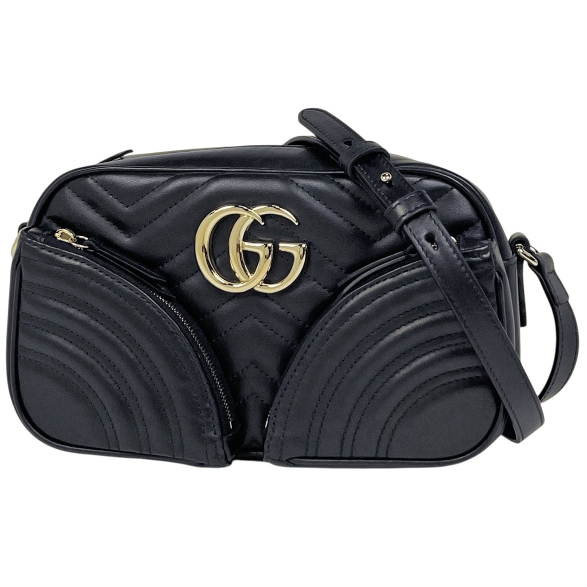 Gucci Black Leather Shoulder Bag (Pre-Owned)