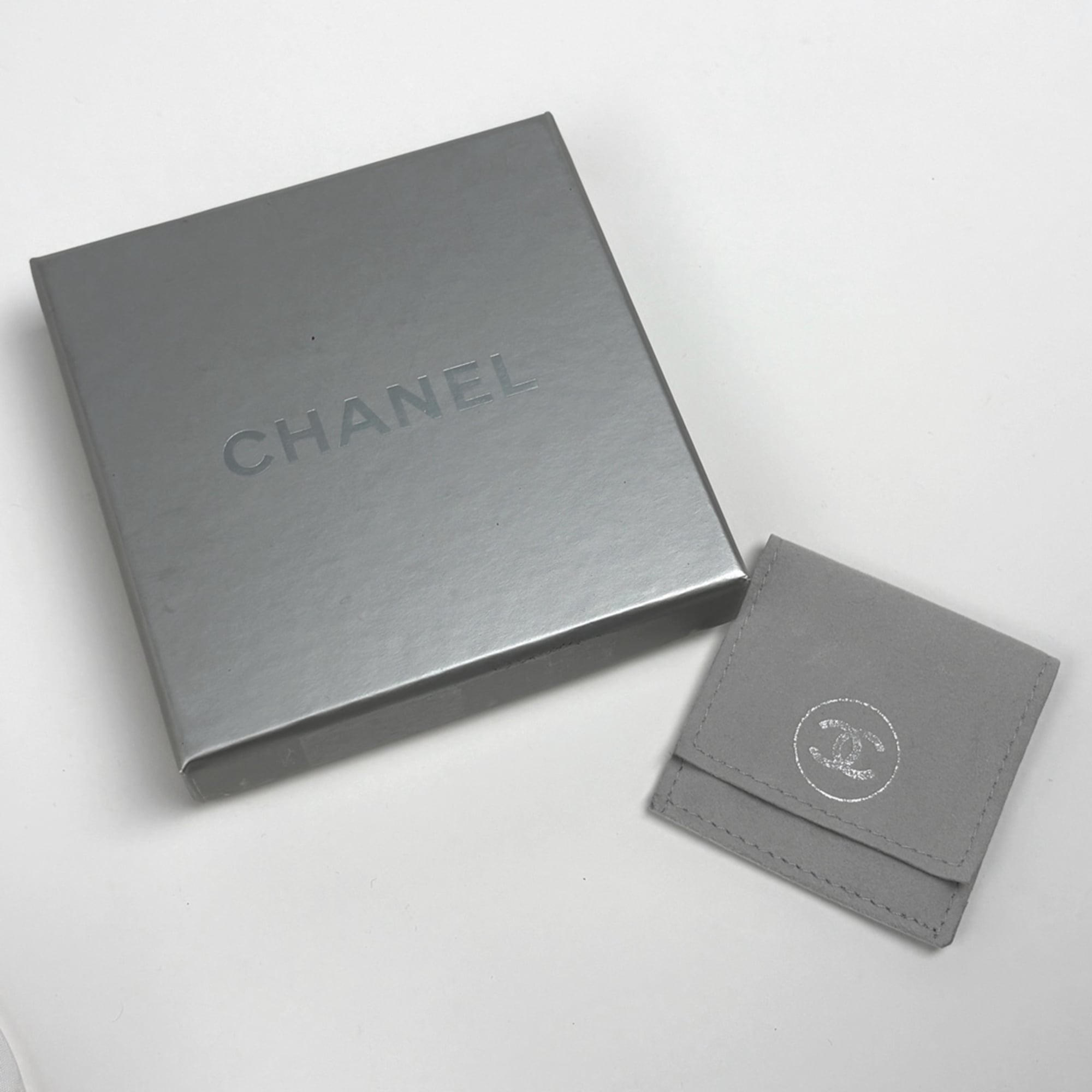 Chanel Silver 925 Band Ring (Pre-Owned)