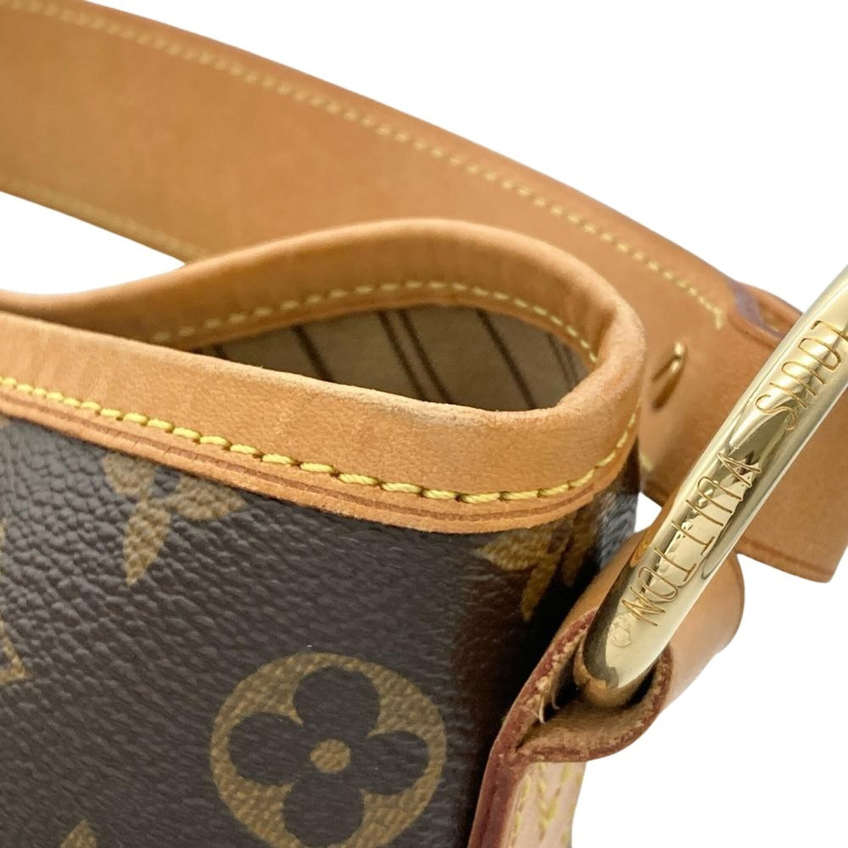 Louis Vuitton Brown Monogram Canvas Shoulder Bag (Pre-Owned)