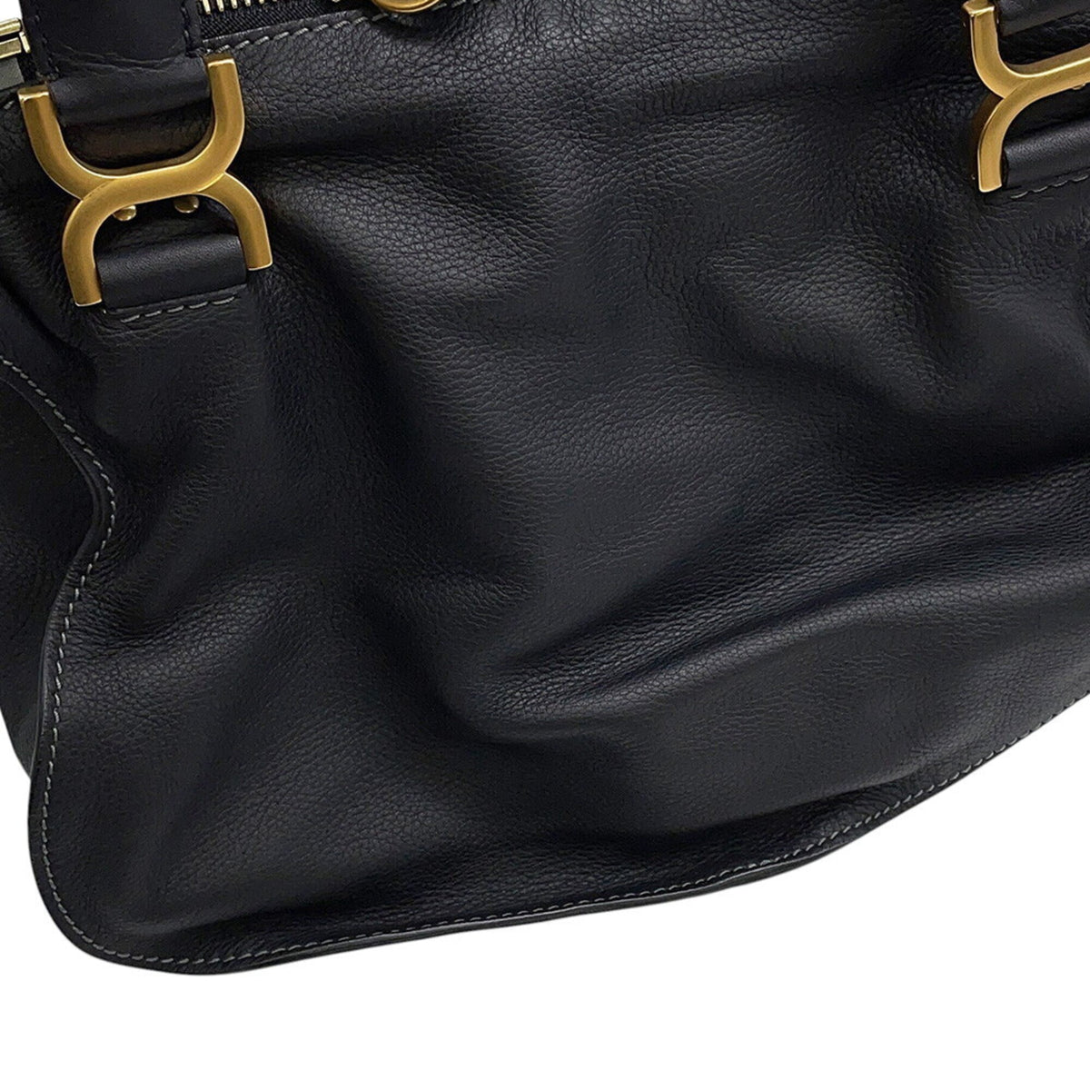 Chloé Black Leather Shoulder Bag (Pre-Owned)