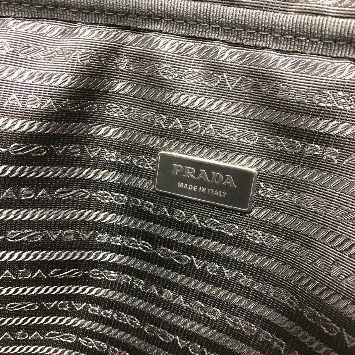 Prada Black Cloth Clutch Bag (Pre-Owned)