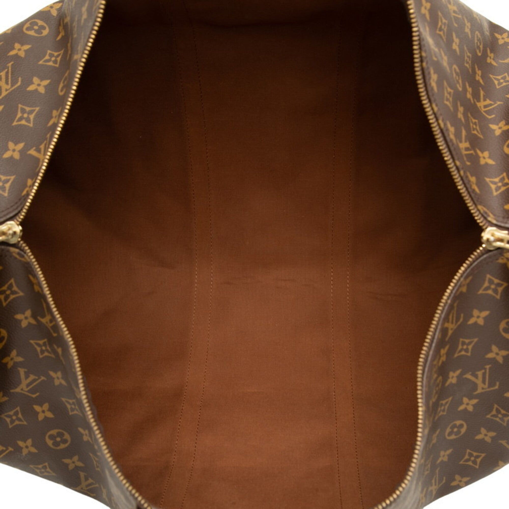 Louis Vuitton Brown Monogram Pvc Leather Boston Bag Shoulder Bag (Pre-Owned)