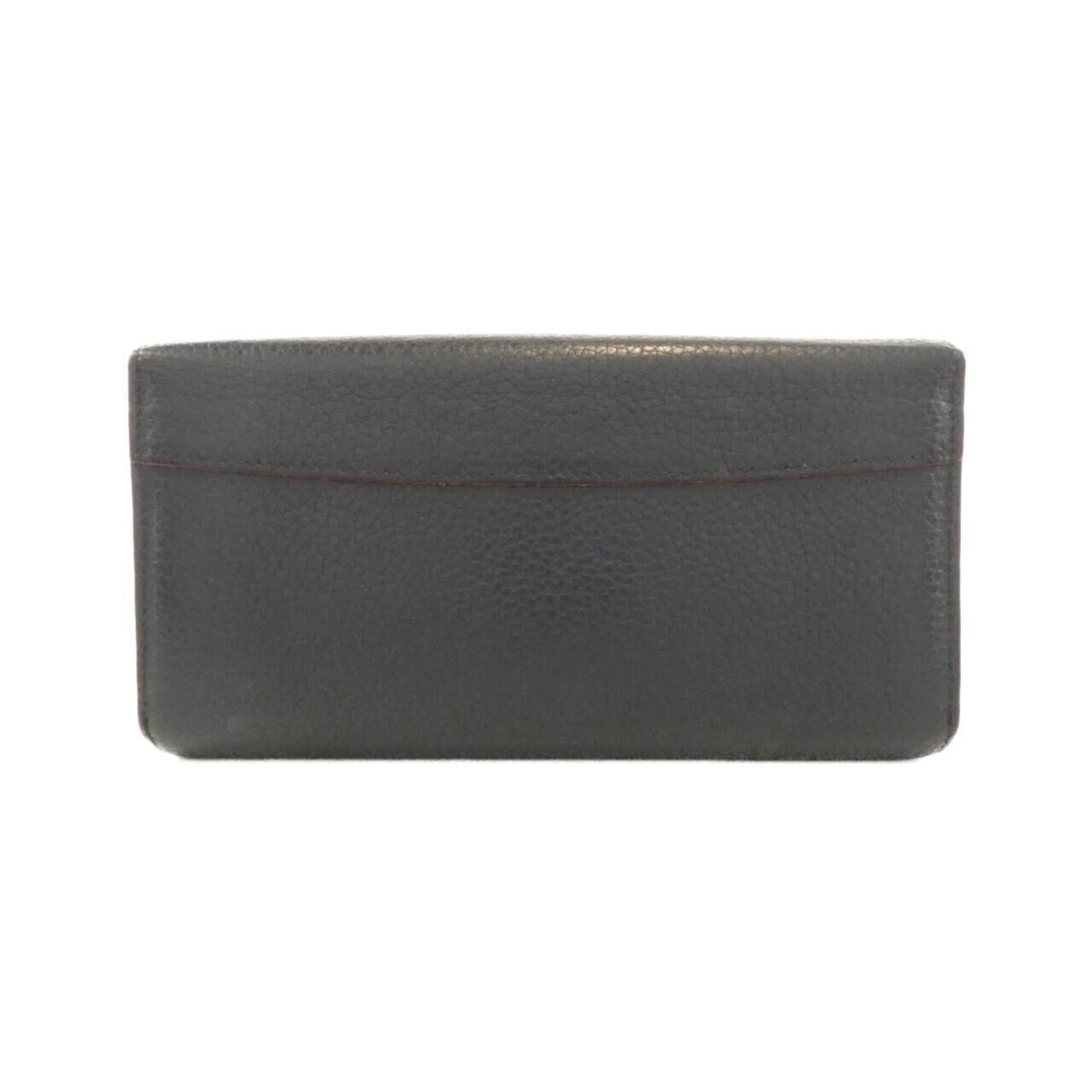 Louis Vuitton Marine Rouge Leather Long Wallet (Bi-Fold) (Pre-Owned)