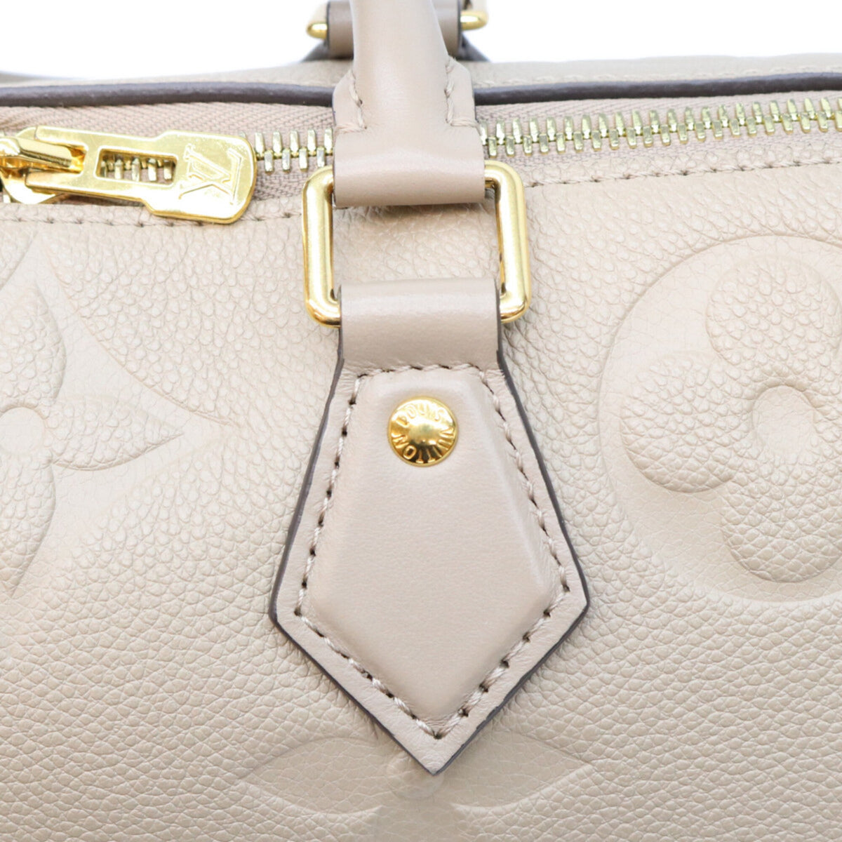 Louis Vuitton Beige Monogram Empreinte Boston Bag (Pre-Owned)