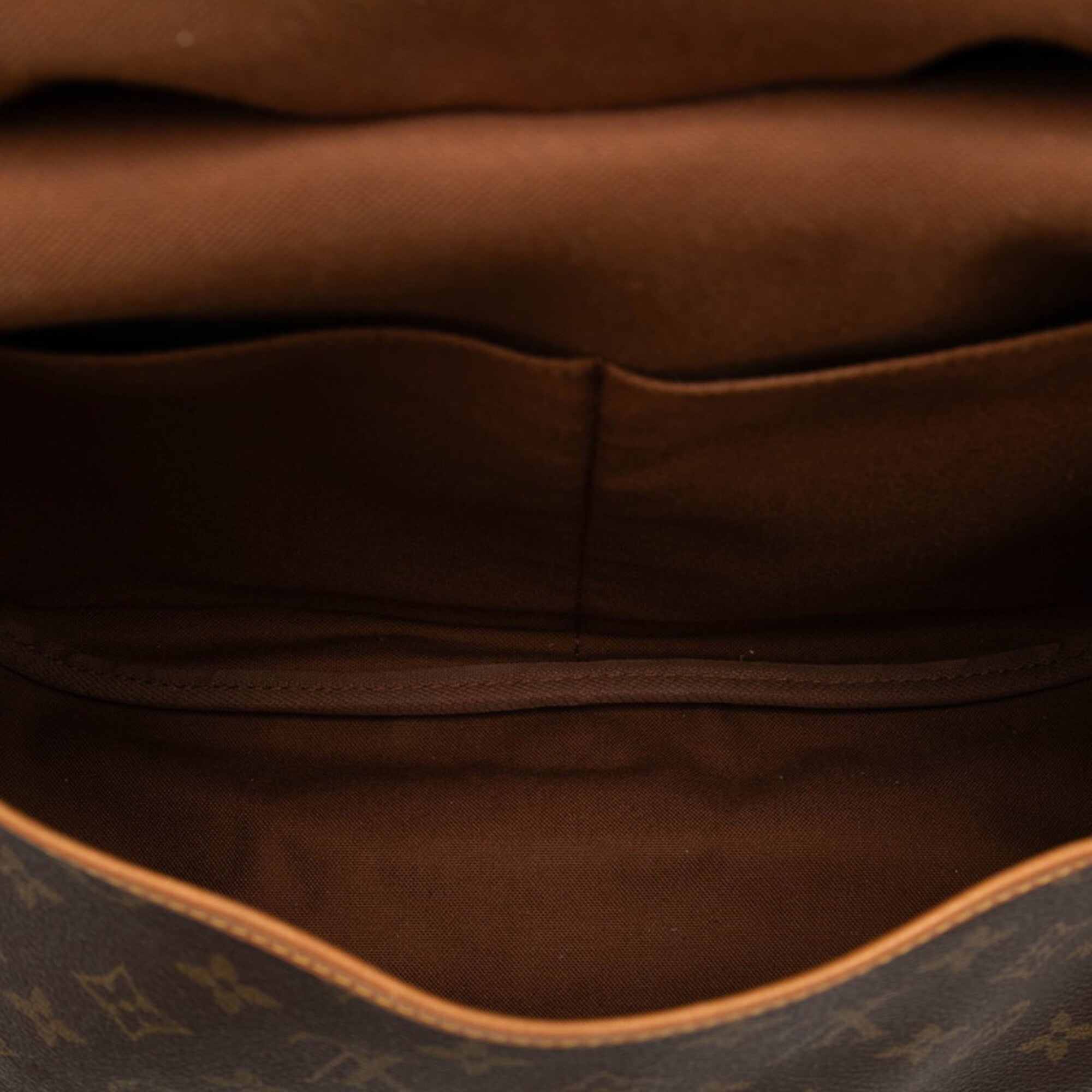 Louis Vuitton Brown Pvc Leather Shoulder Bag (Pre-Owned)