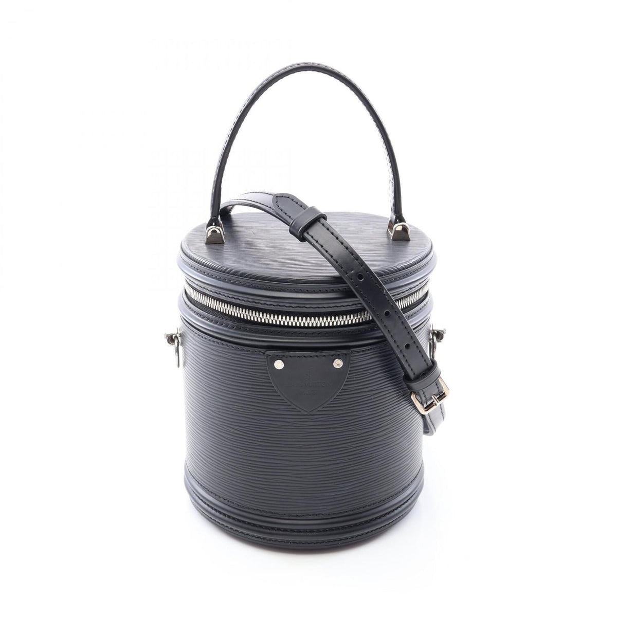 Louis Vuitton Black Noir Leather Handbag (Pre-Owned)