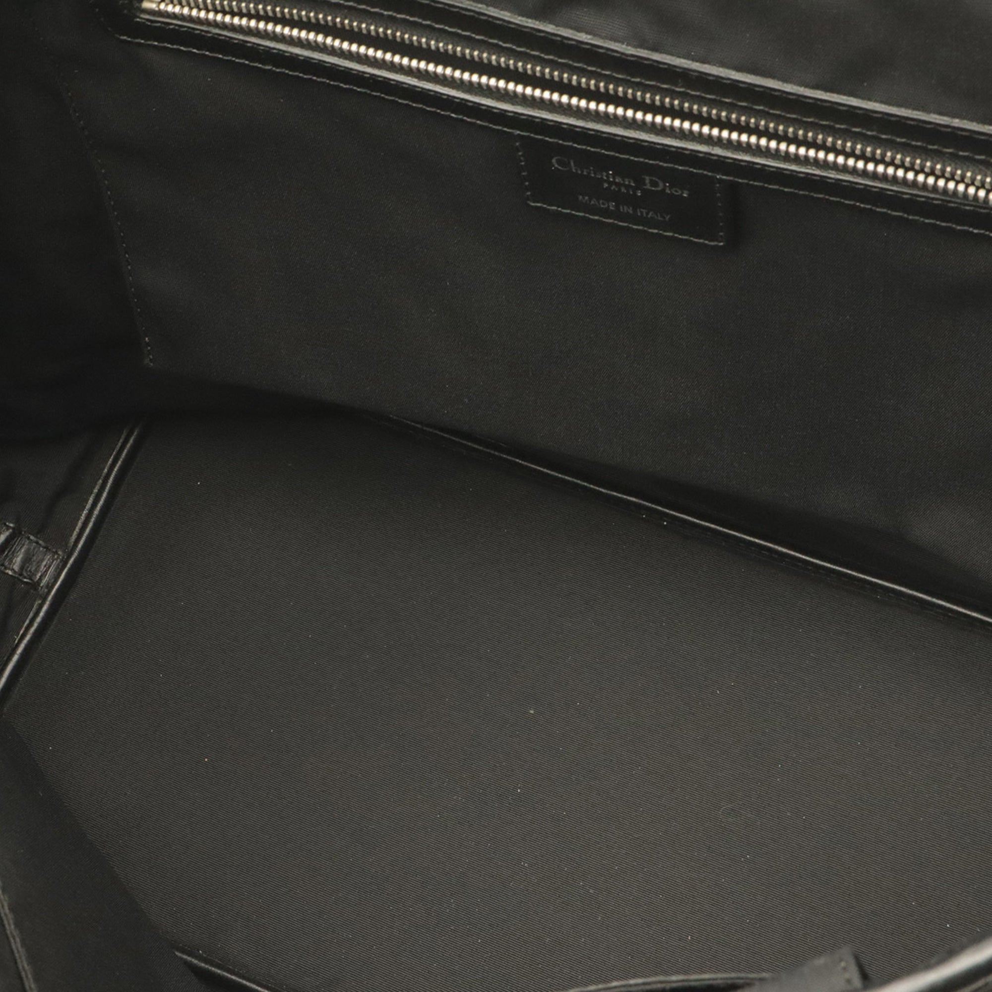 Christian Dior Black Coated Canvas Shoulder Bag Tote Bag (Pre-Owned)