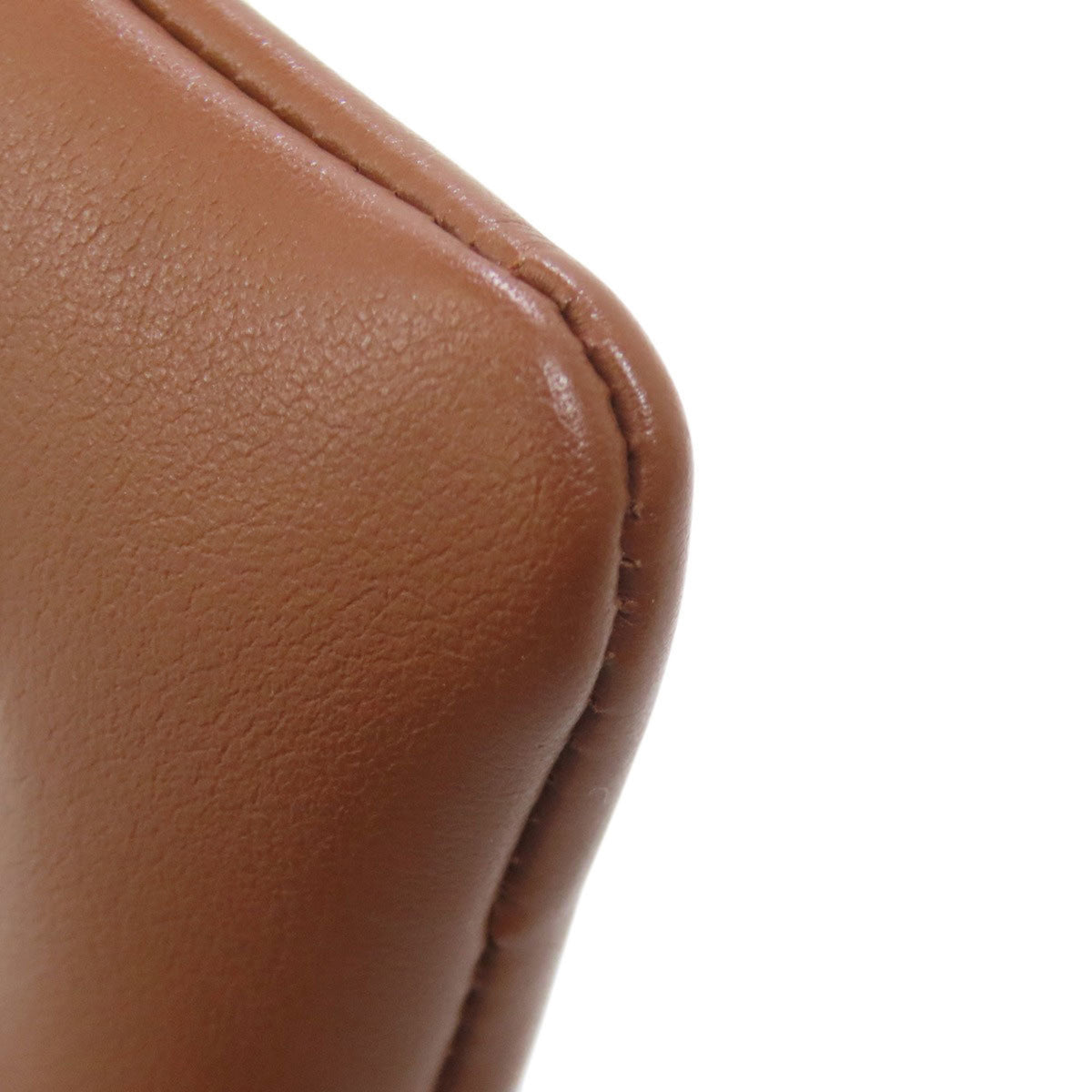 Celine Brown Leather Coin Purse/Coin Case (Pre-Owned)