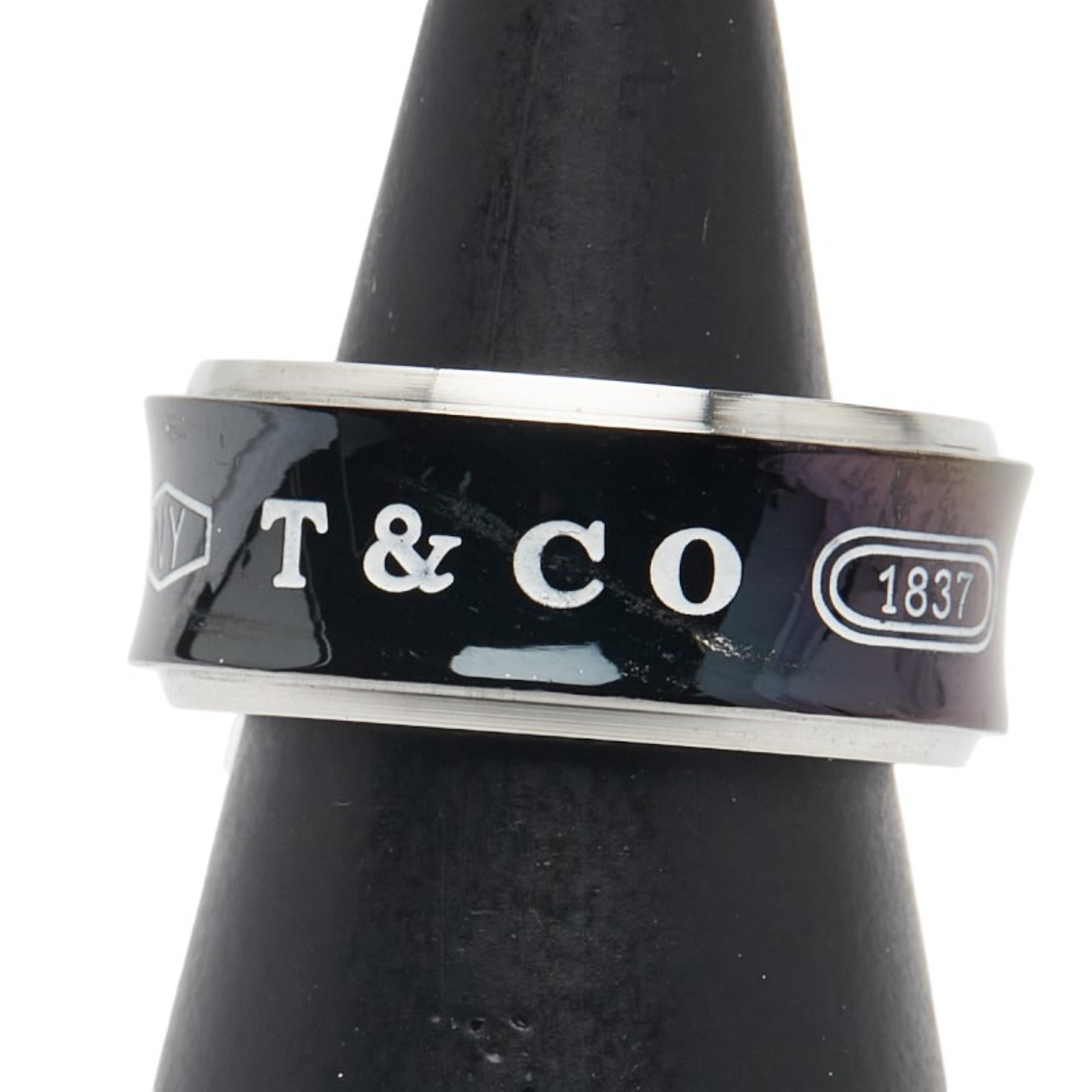 Tiffany Silver 925 Titanium Band Ring (Pre-Owned)