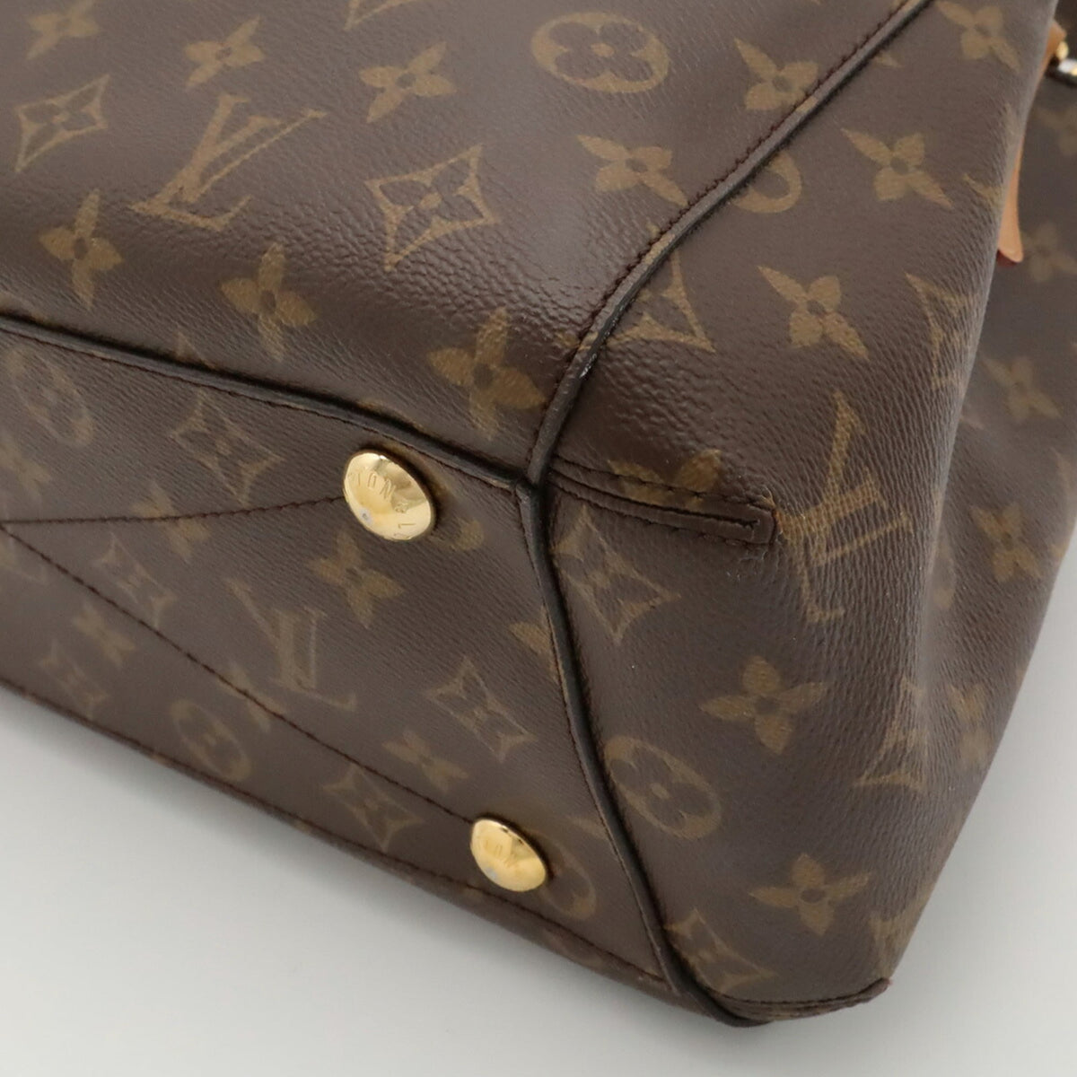 Louis Vuitton Brown Monogram Handbag Shoulder Bag (Pre-Owned)