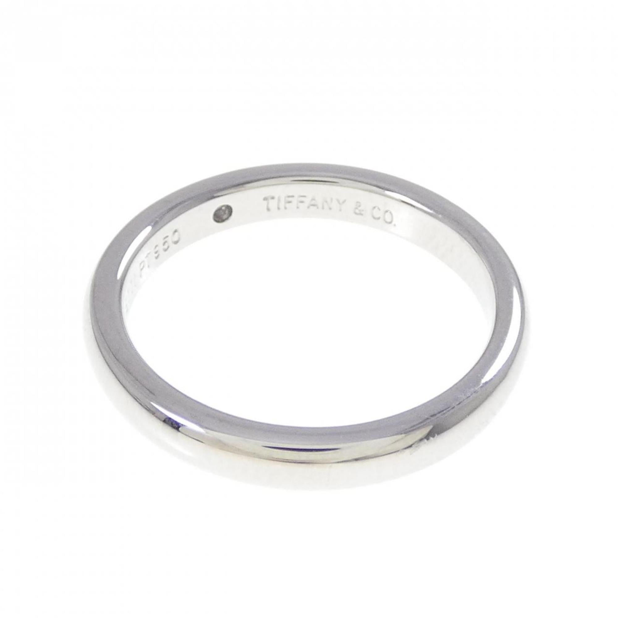 Tiffany Platinum Platinum 950 Band Ring (Pre-Owned)
