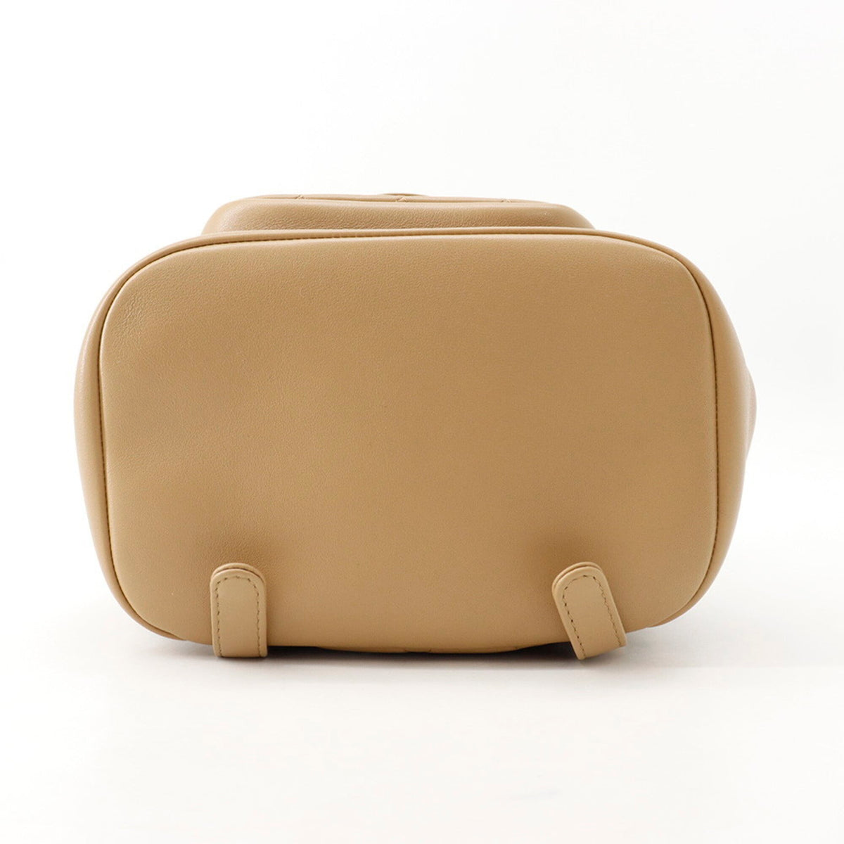 Chanel Matelasse Beige Leather Backpack (Pre-Owned)