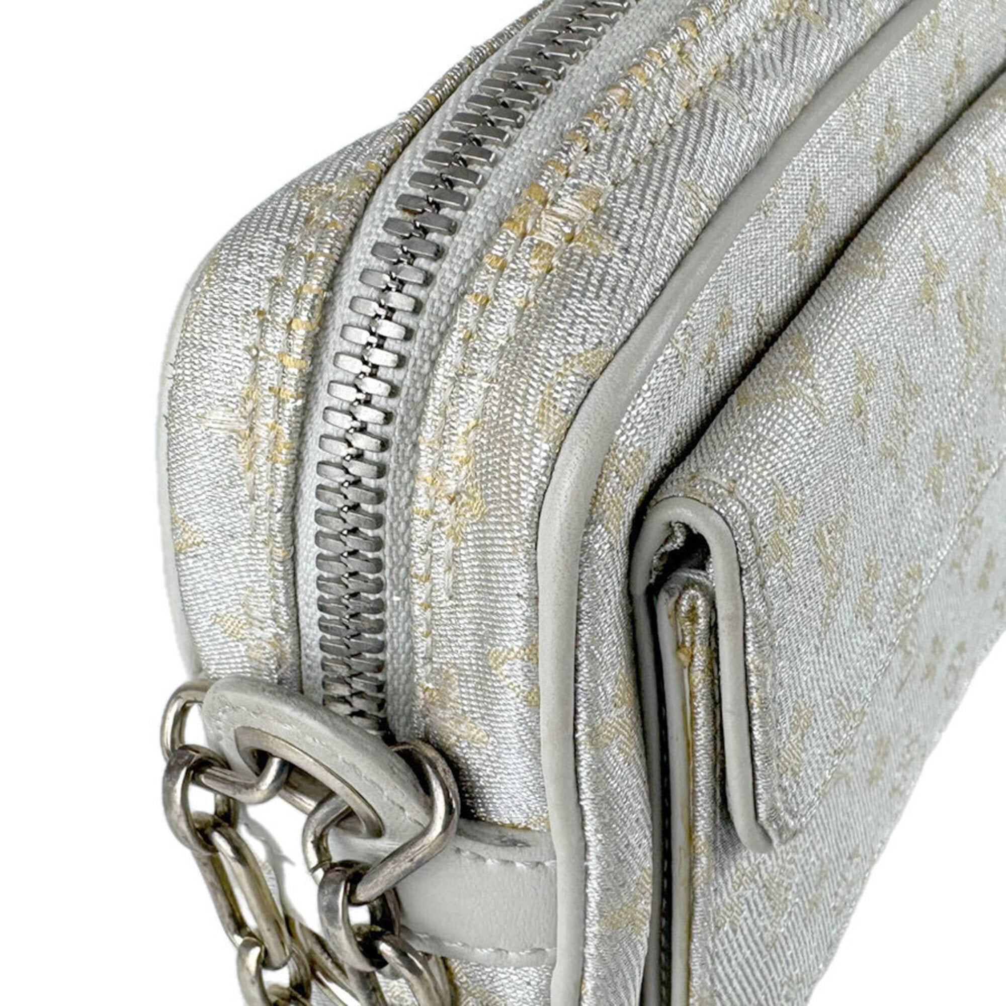 Louis Vuitton Silver Monogram Shiny Shoulder Bag (Pre-Owned)