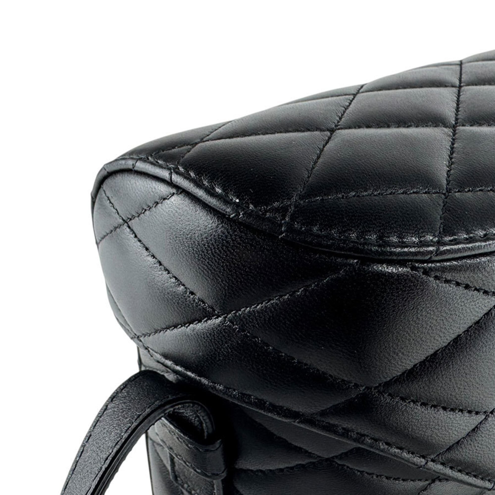 Saint Laurent Black Leather Shoulder Bag (Pre-Owned)