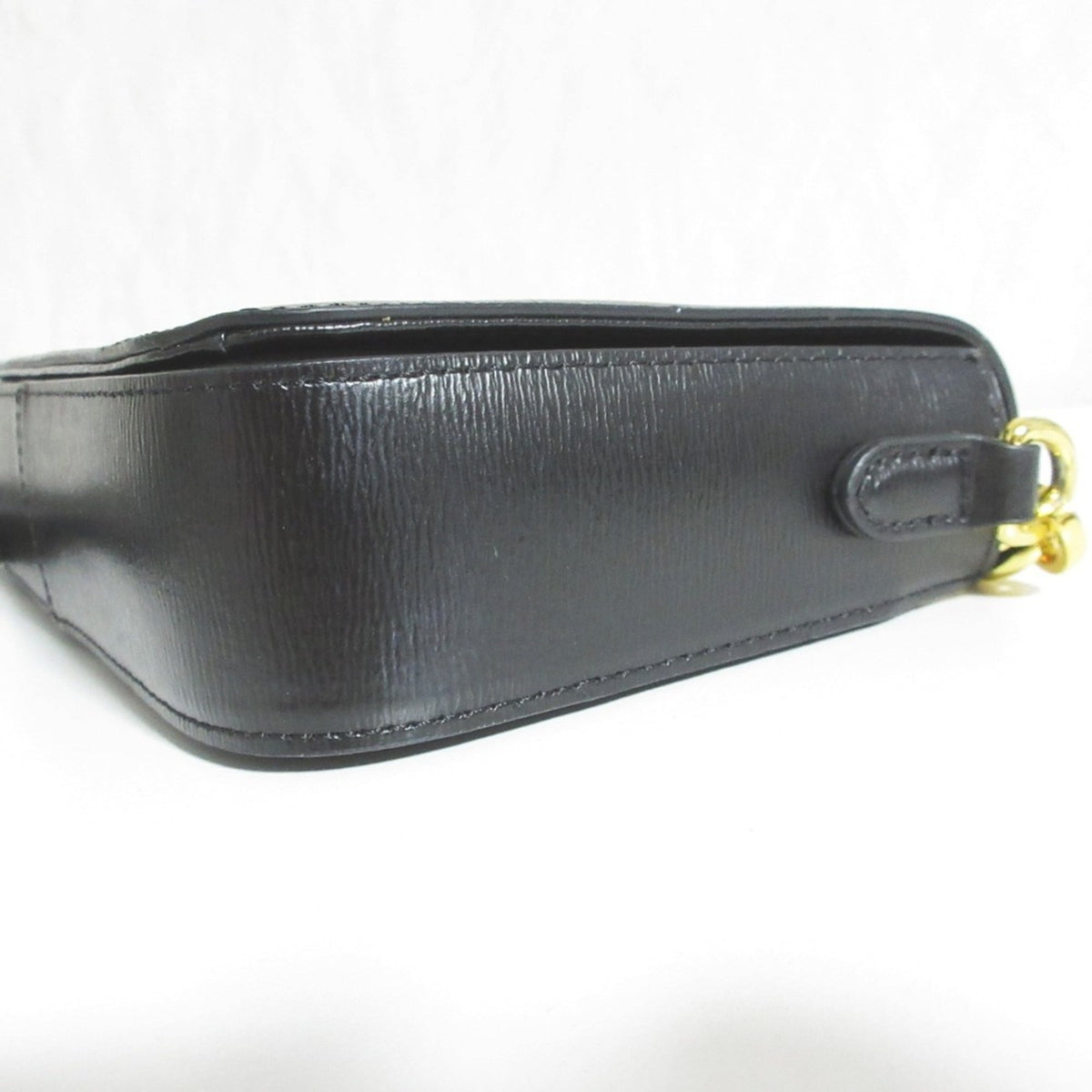 Ralph Lauren Black Leather Pochette Shoulder Bag (Pre-Owned)