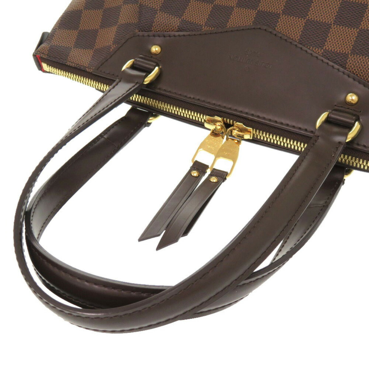 Louis Vuitton Brown Damier Canvas Handbag (Pre-Owned)
