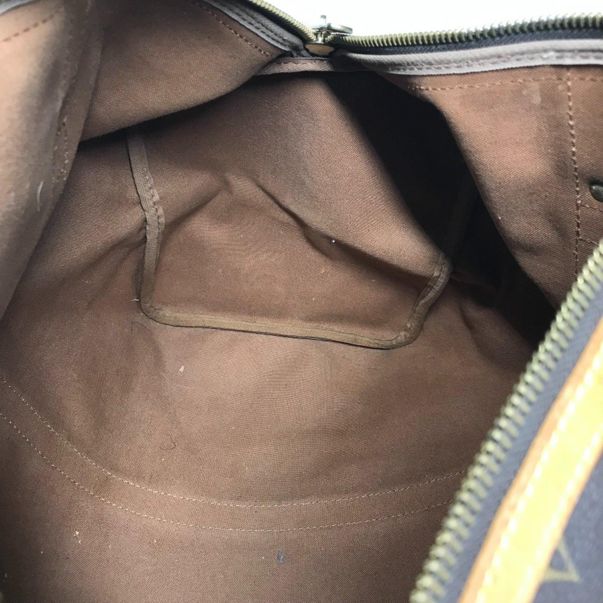 Louis Vuitton Brown Monogram Canvas Boston Bag Handbag (Pre-Owned)