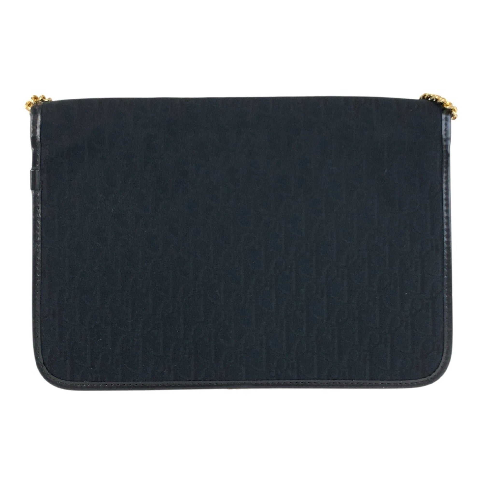 Christian Dior Black Trotter Pochette Shoulder Bag (Pre-Owned)