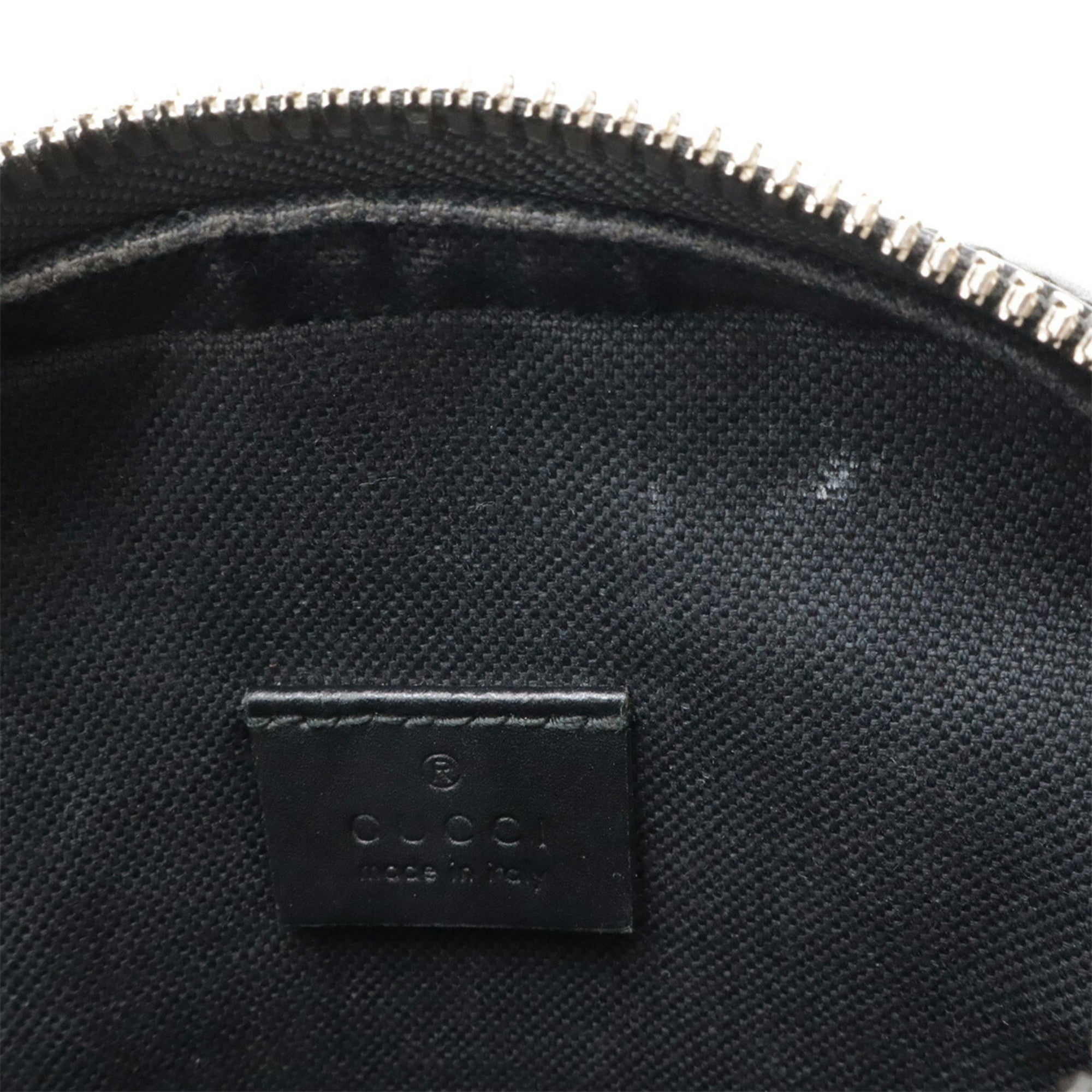 Gucci Black Dark Gray Navy Red Color Gg Supreme Canvas Pvc Coated Canvas Leather Messenger Bag Pochette Shoulder Bag (Pre-Owned)
