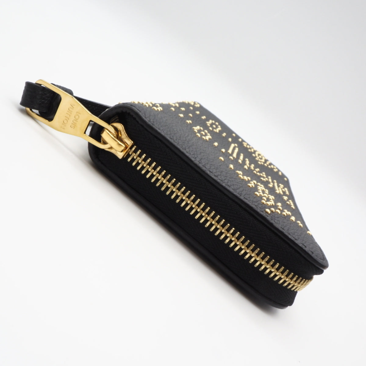 Louis Vuitton Monogram Empreinte Black Leather Long Wallet (Bi-Fold) (Pre-Owned)