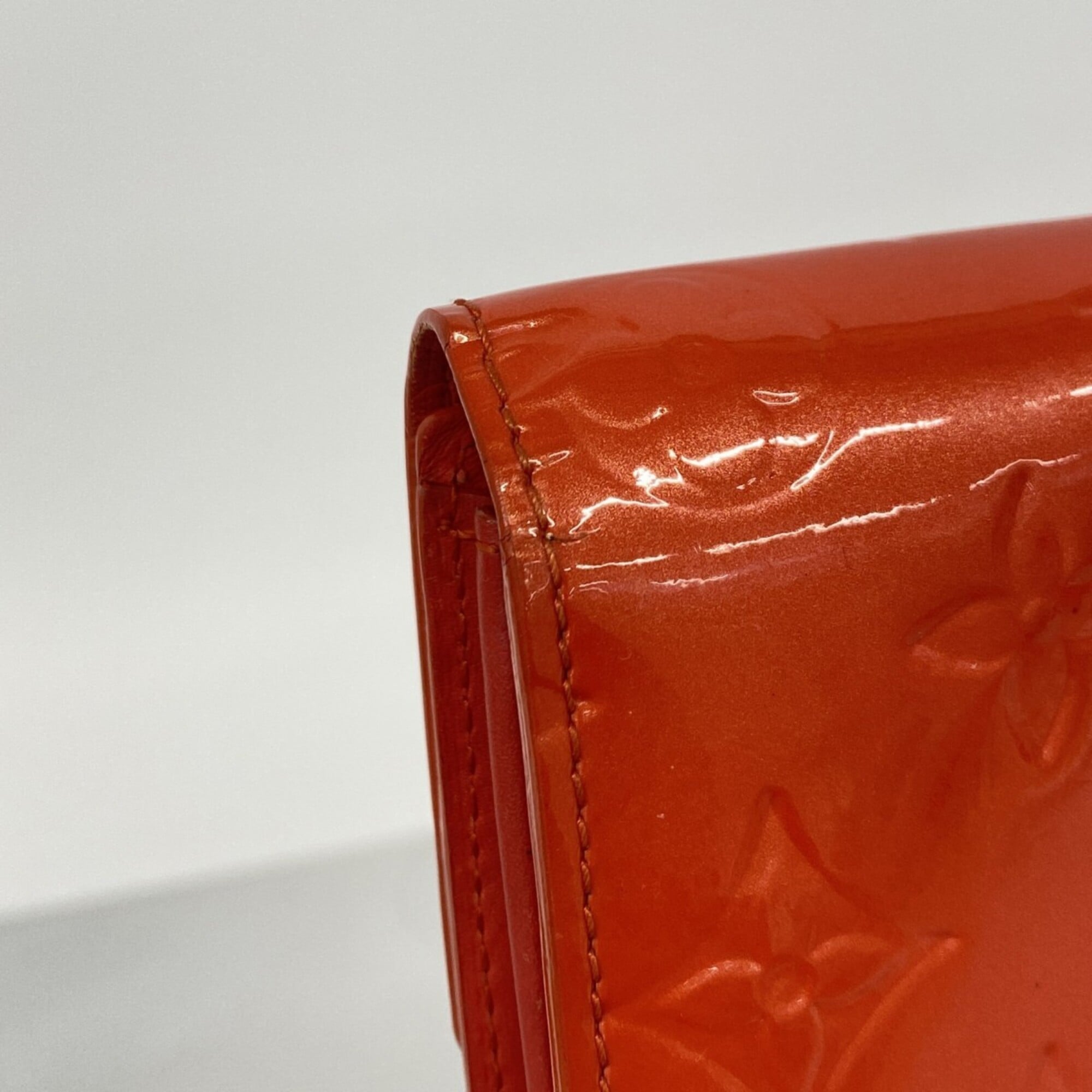 Louis Vuitton Orange Sunset Long Wallet (Bi-Fold) (Pre-Owned)