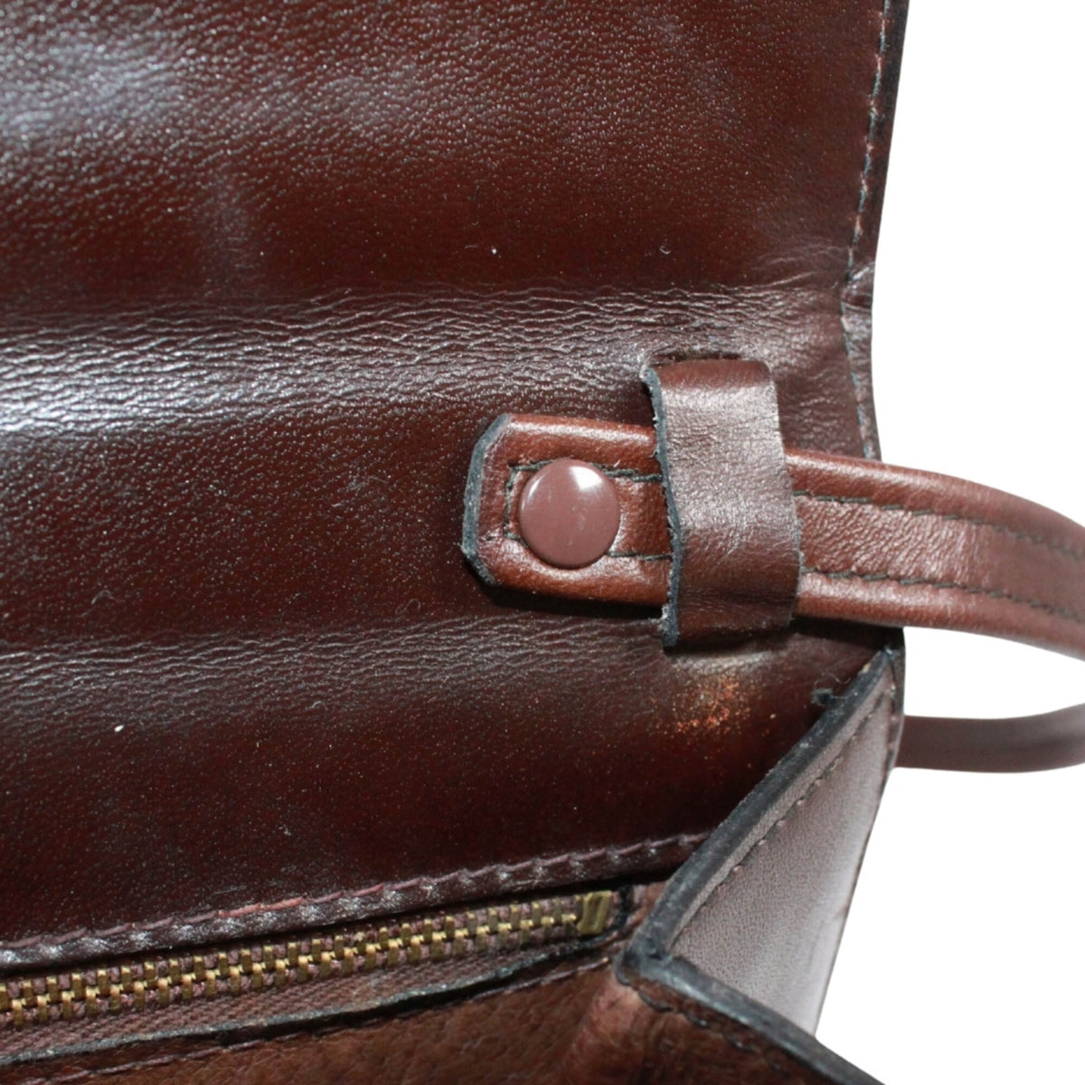 Fendi Brown Canvas Leather Shoulder Bag (Pre-Owned)