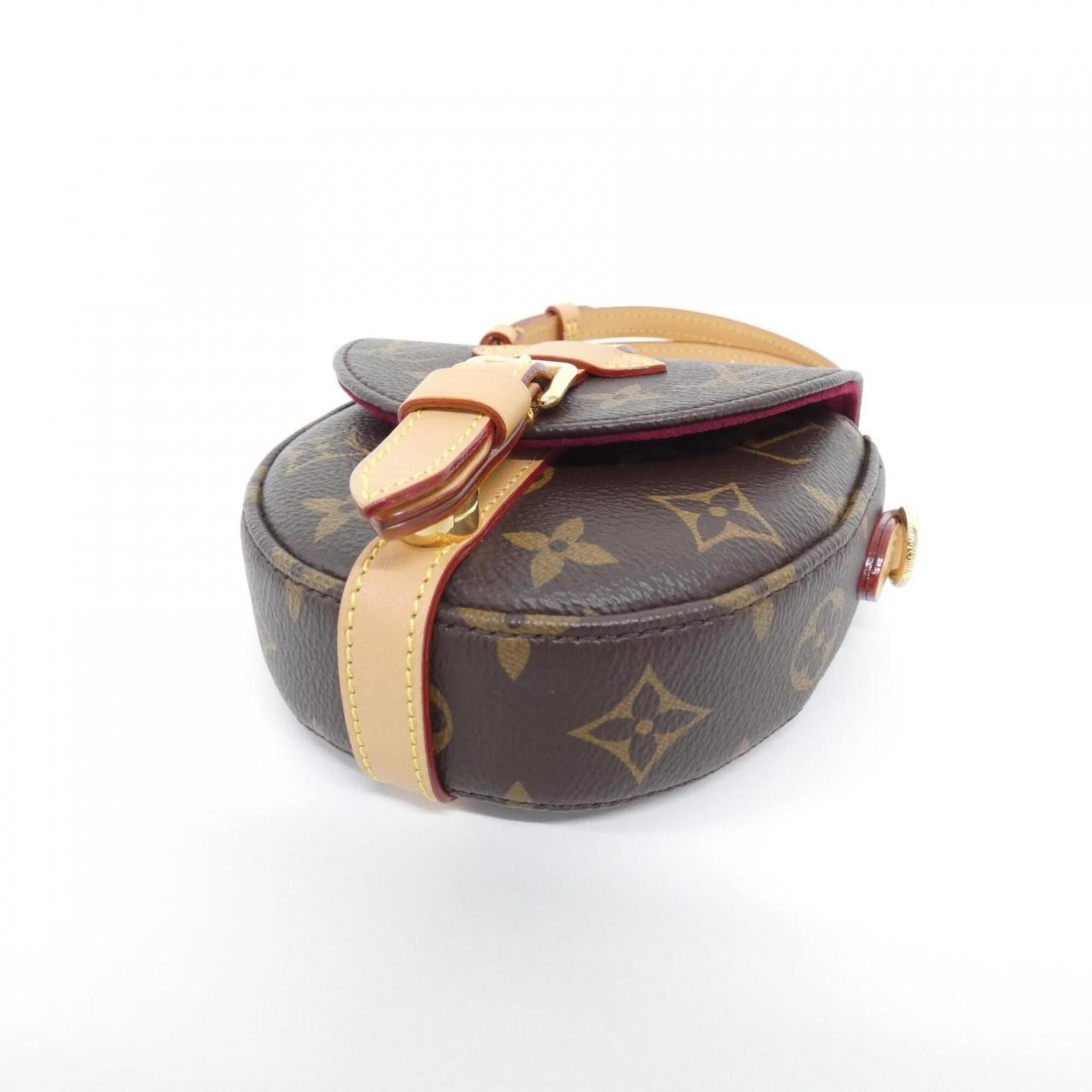 Louis Vuitton Marron Coated Canvas Shoulder Bag (Pre-Owned)