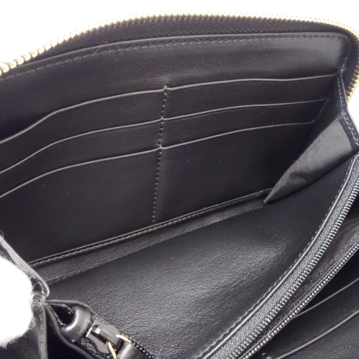 Gucci Black Leather Long Wallet (Bi-Fold) (Pre-Owned)