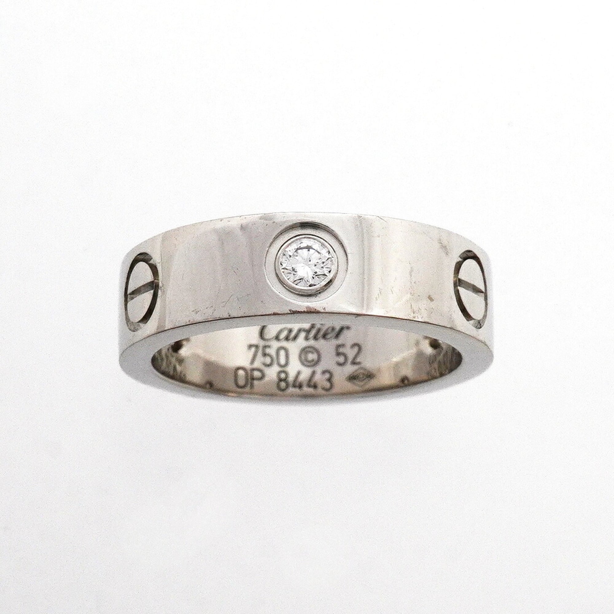 Cartier White Gold (18K) Band Ring (Pre-Owned)