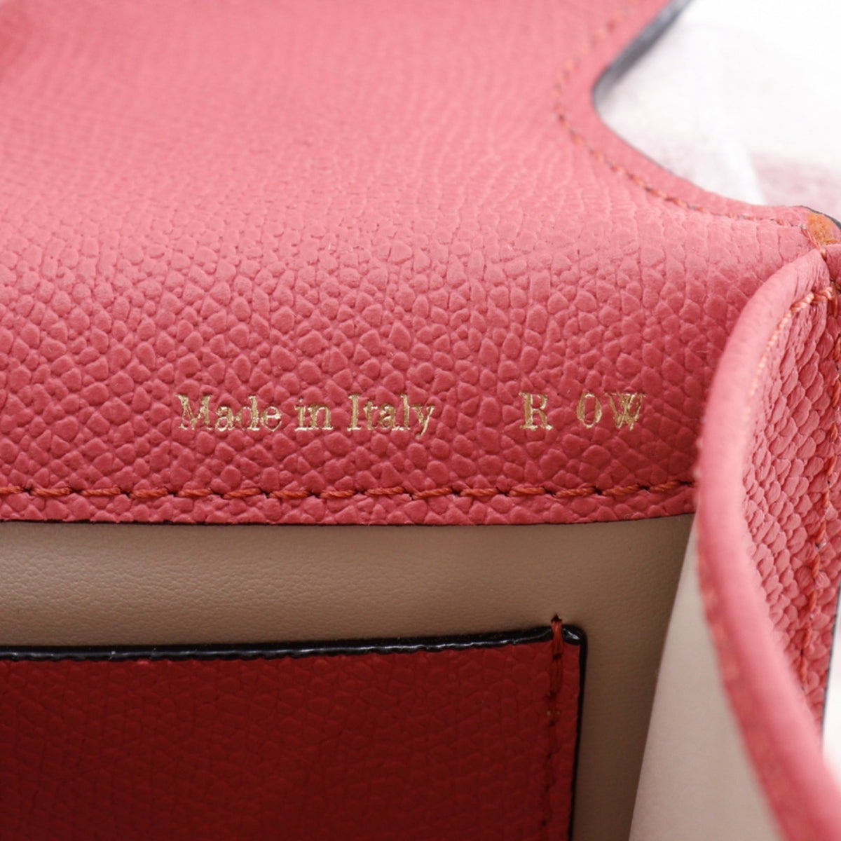 Valextra Pink Leather Shoulder Bag (Pre-Owned)