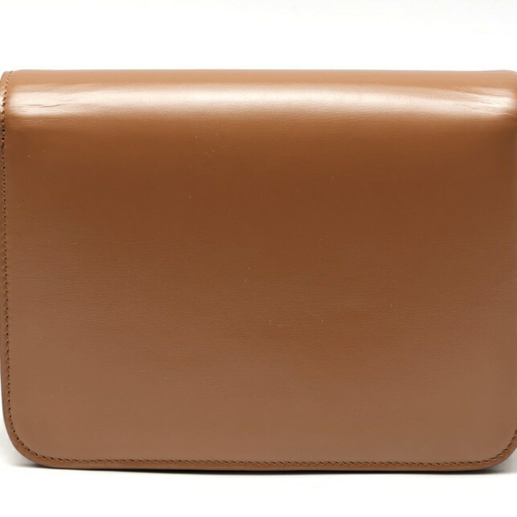 Celine Brown Leather Shoulder Bag (Pre-Owned)