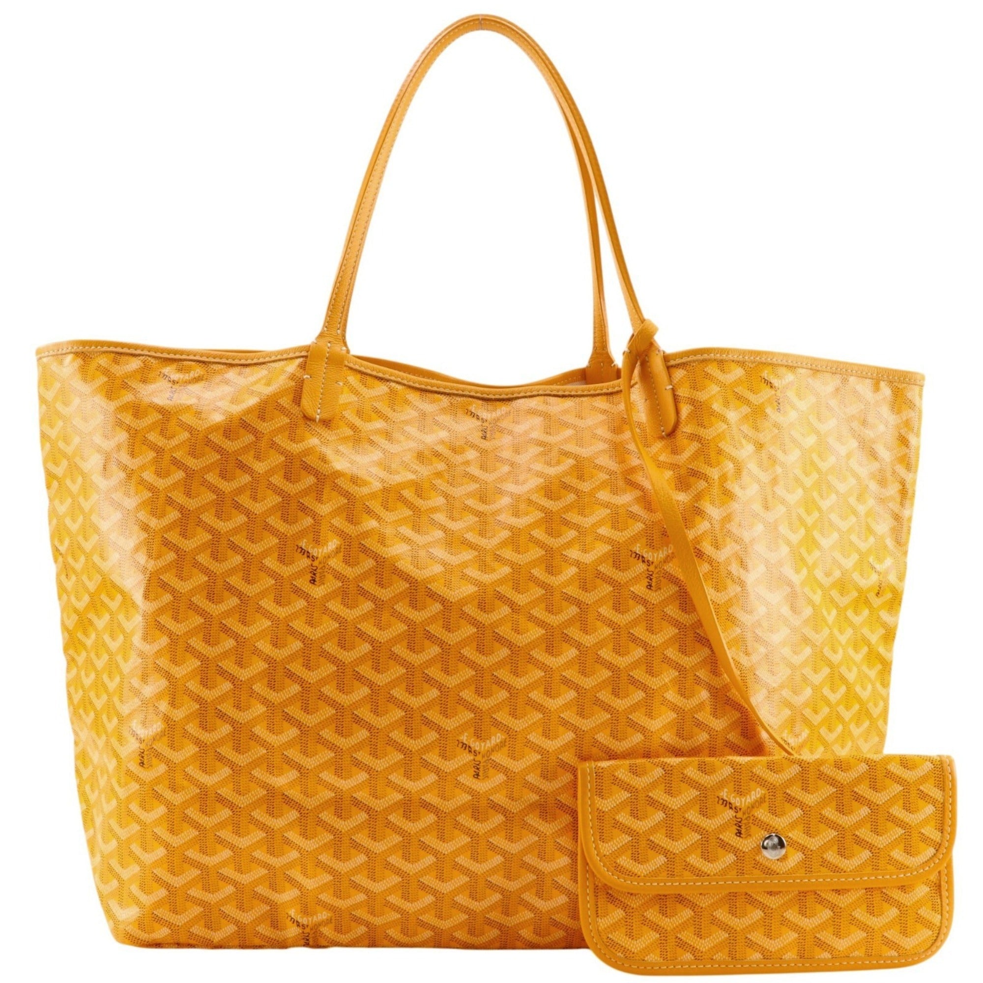 Goyard Saint Louis Yellow Pvc Tote Bag (Pre-Owned)