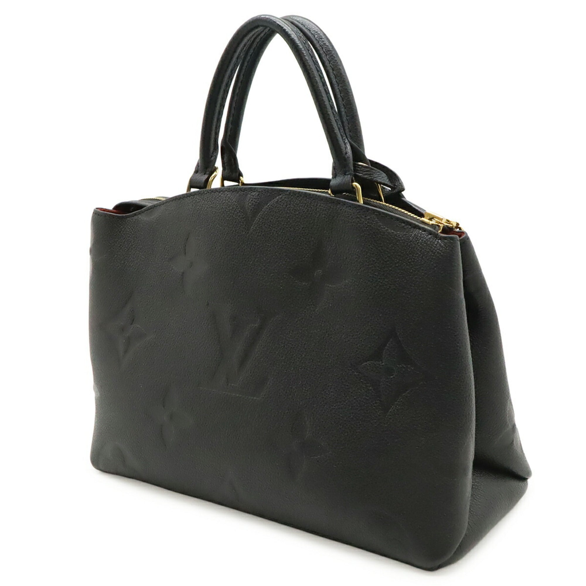 Louis Vuitton Black Noir Monogram Empreinte Handbag (Pre-Owned)