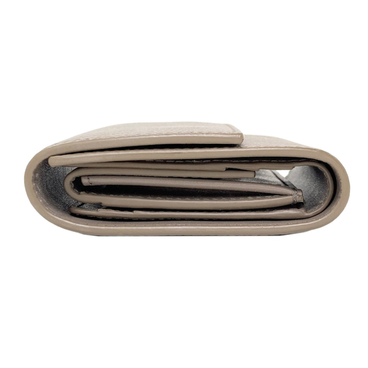 Celine Grayish Leather Wallet (Tri-Fold) (Pre-Owned)