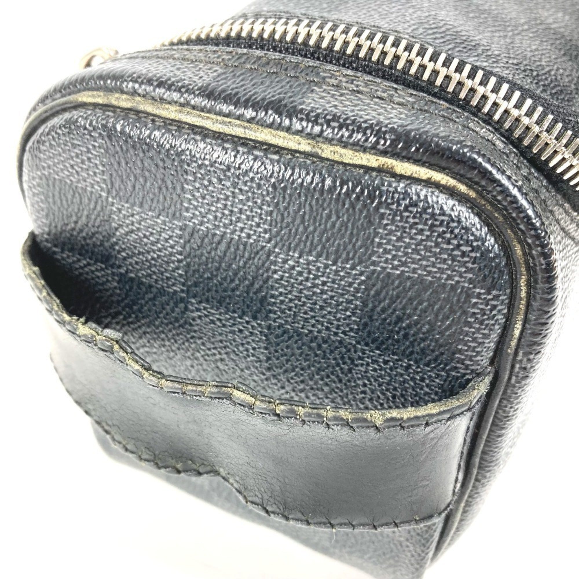 Louis Vuitton Black Damier Graphite Clutch Bag Handbag Pouch (Pre-Owned)