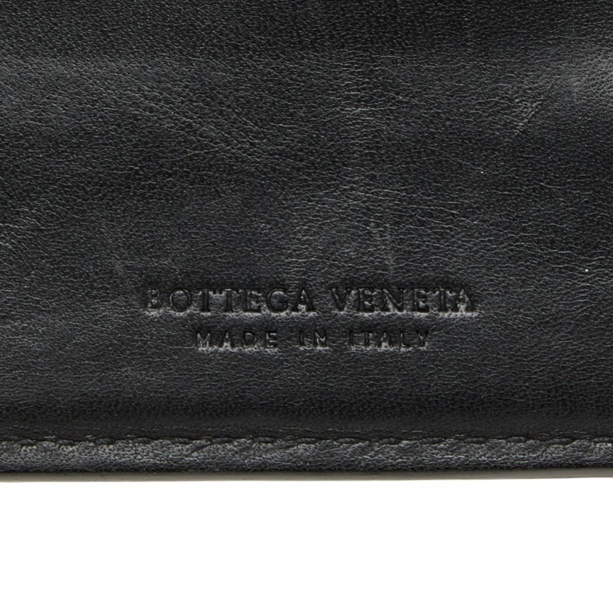 Bottega Veneta Black Intrecciato Wallet (Bi-Fold) (Pre-Owned)